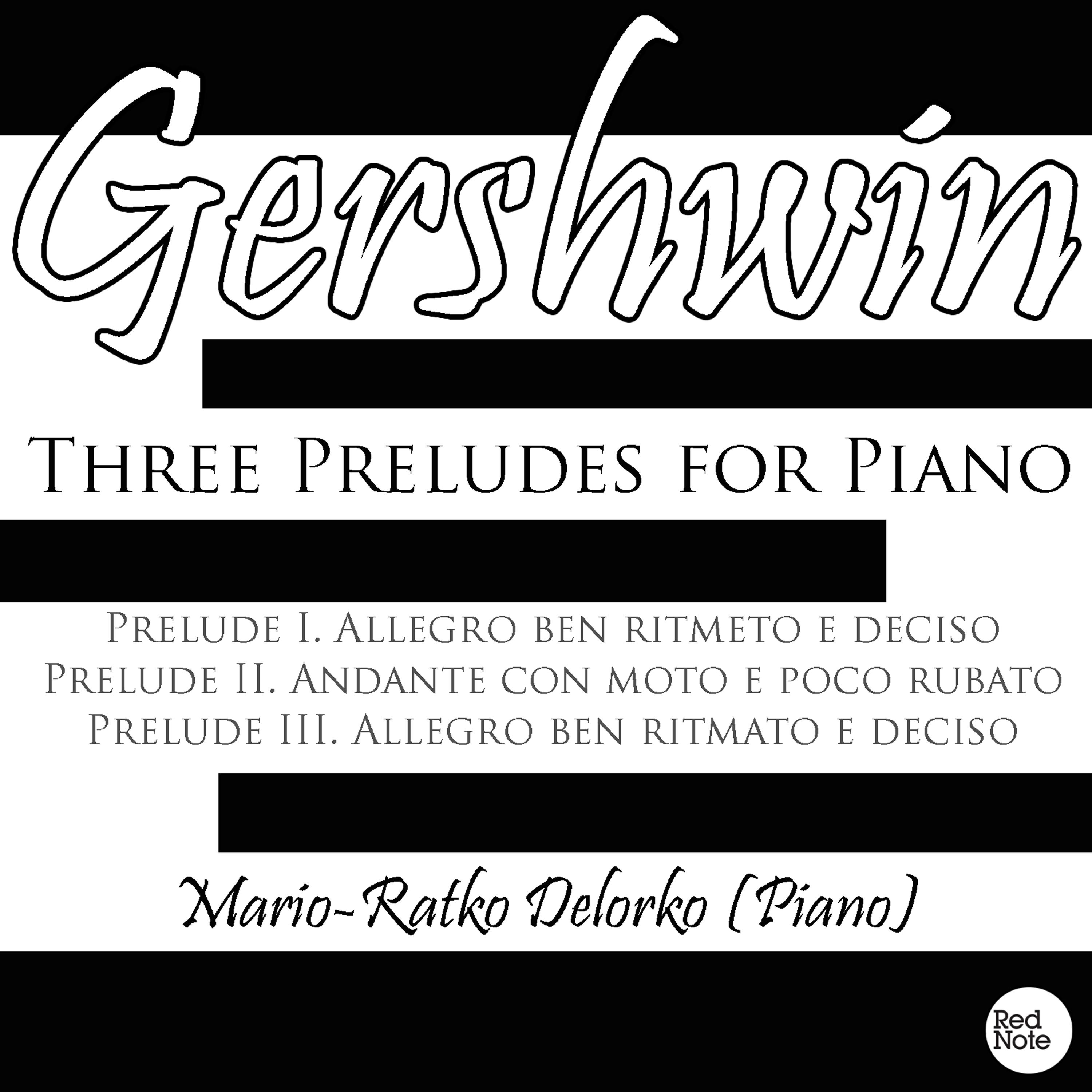 Постер альбома Gershwin: Three Preludes for Piano