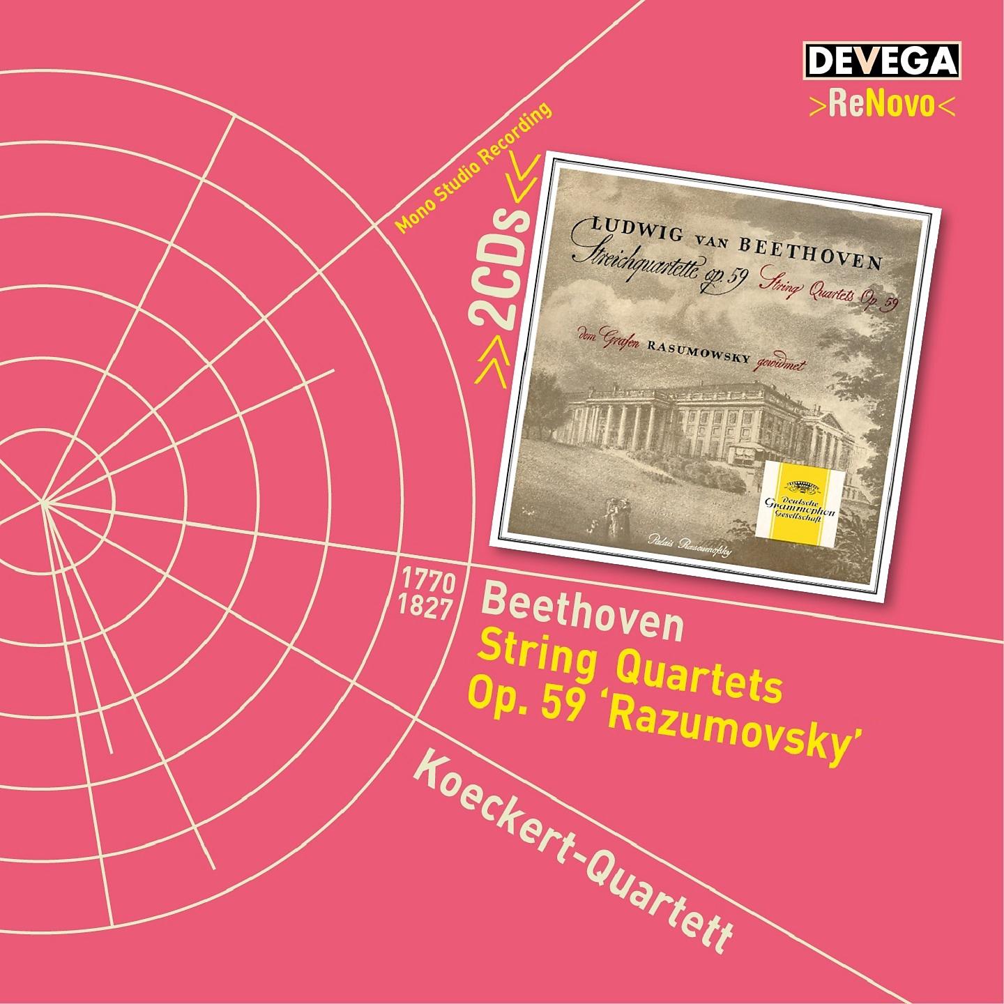 Постер альбома Beethoven: String Quartets Op. 59 'Razumovsky'