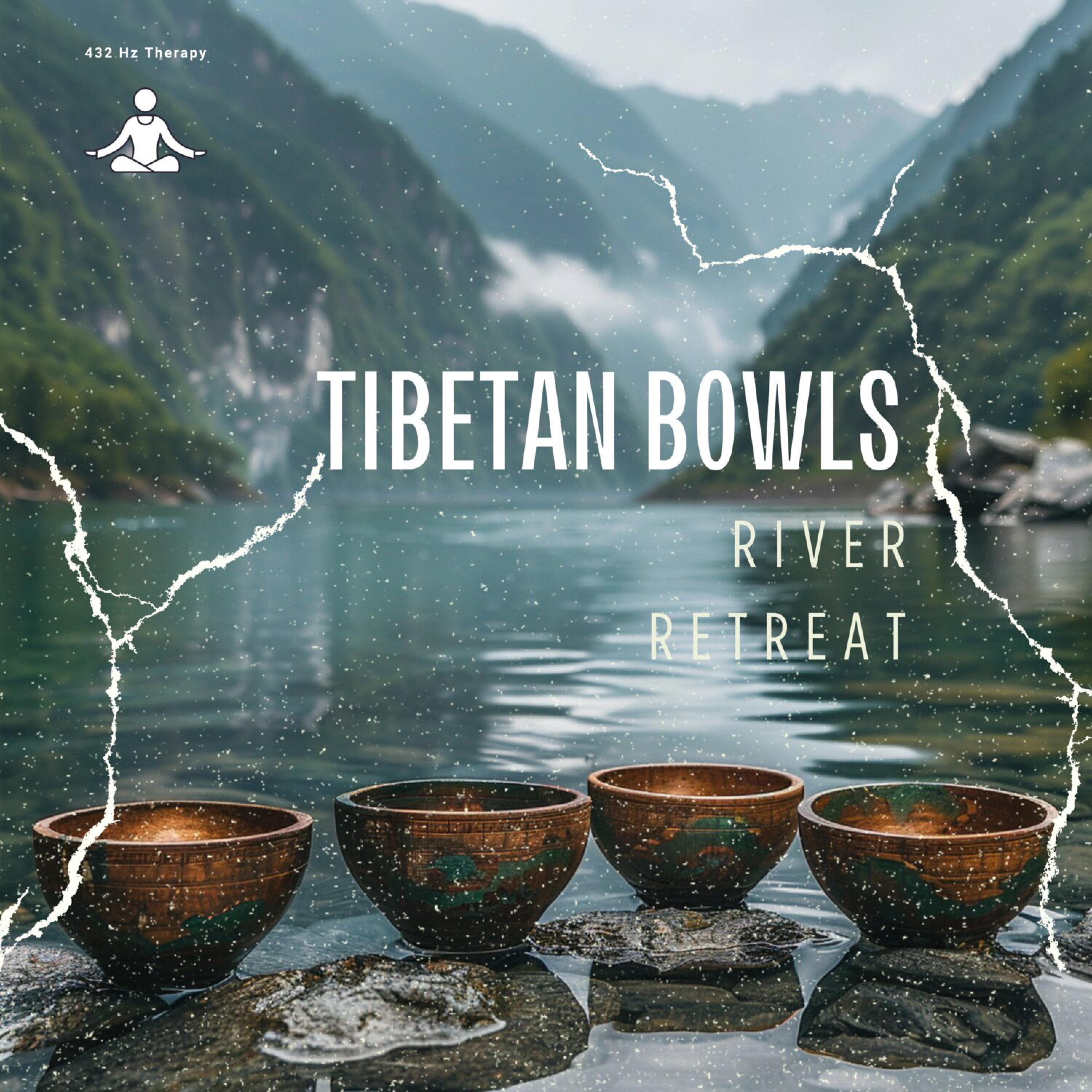 Постер альбома Tibetan Bowls River Retreat The Healing Frequency of 432 Hz