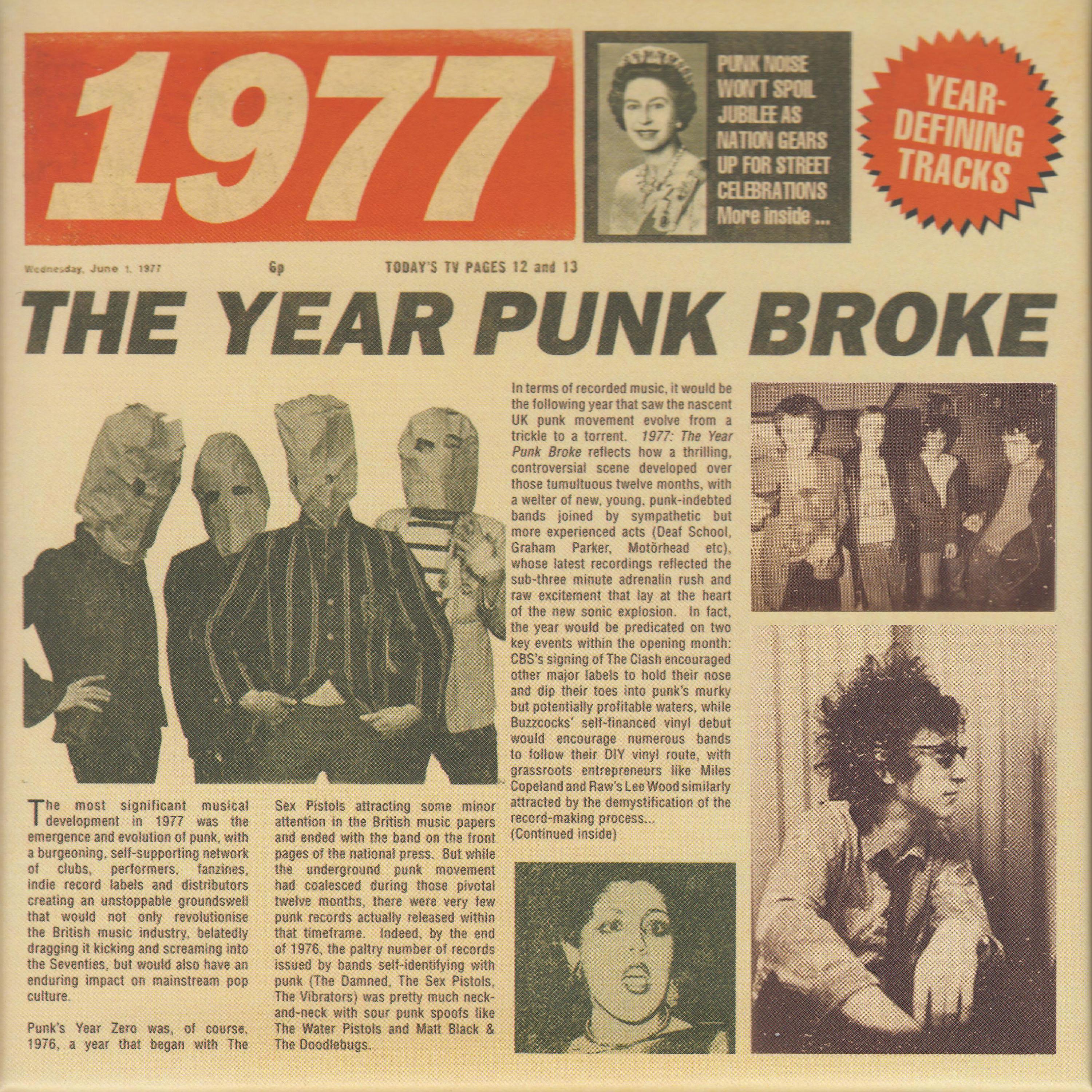 Постер альбома 1977: The Year Punk Broke