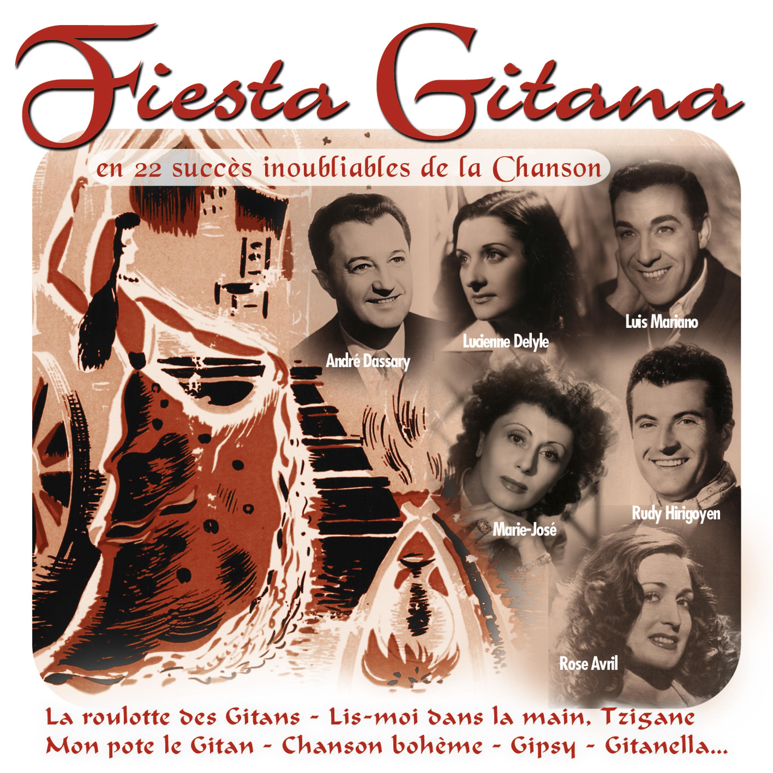 Постер альбома Fiesta Gitana en 22 succès inoubliables de la chanson