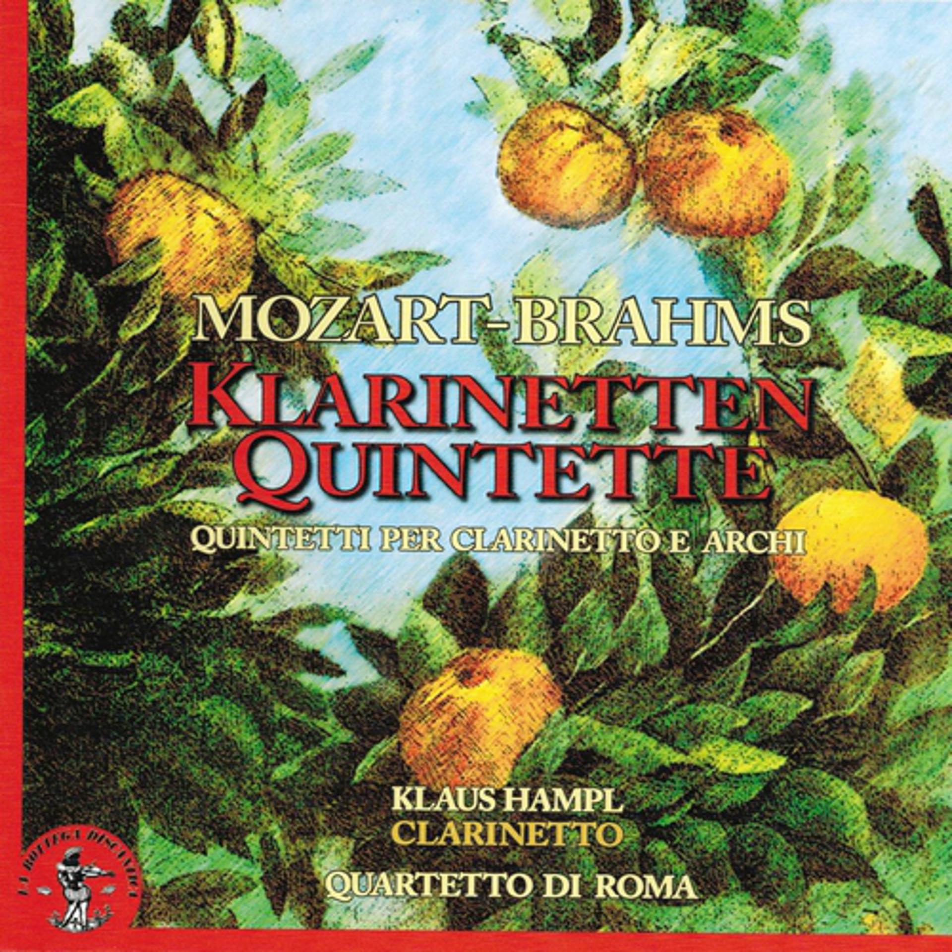 Постер альбома Wolfgang Amadeus Mozart - Johannes Brahms : Klarinetten Quintette