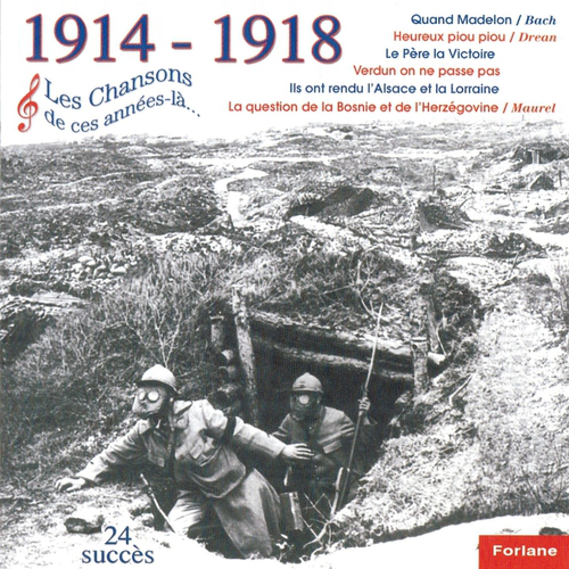 Постер альбома 1914-1918, Les chansons de ces années-là