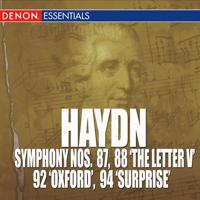 Постер альбома Haydn: Symphony Nos. 87, 88 "The Letter V", 92 "Oxford Symphony" & 94 "Mit dem Paukenschlag"