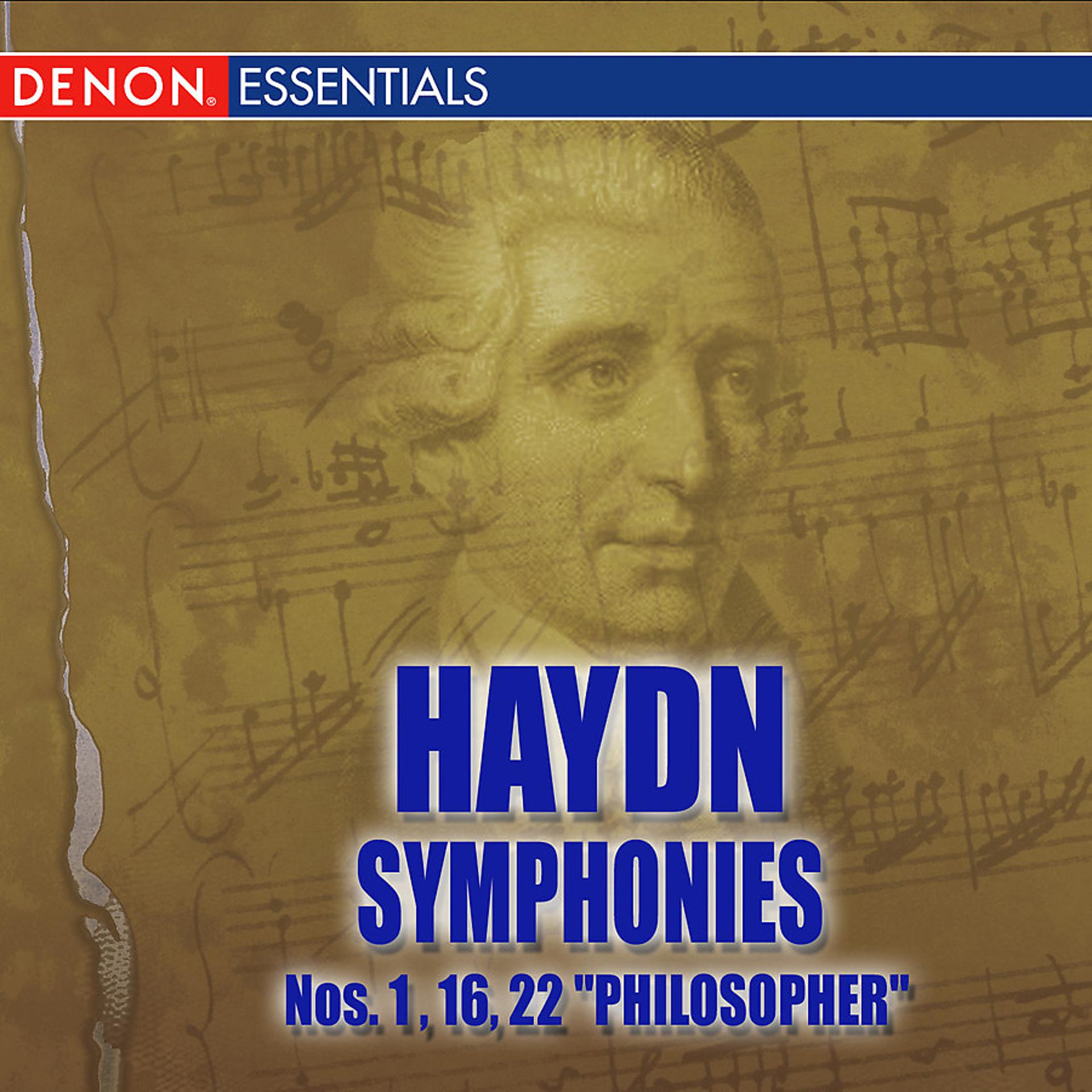 Постер альбома Haydn: Symphonies Nos. 1 - 16 - 22 "Philosopher"
