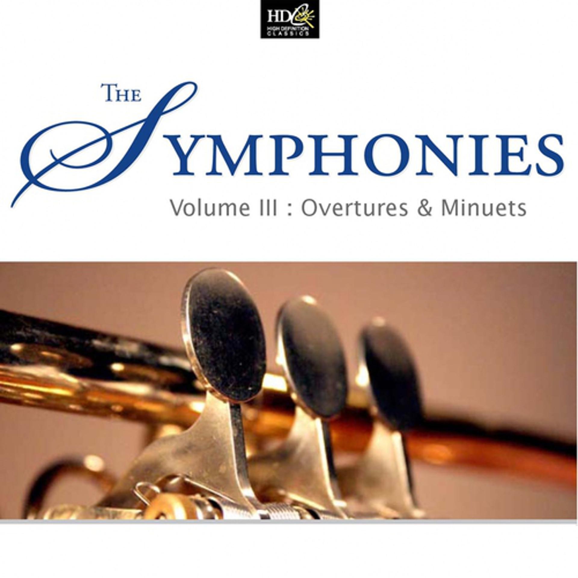 Постер альбома The Symphonies Vol. 3: Overtures & Minuets