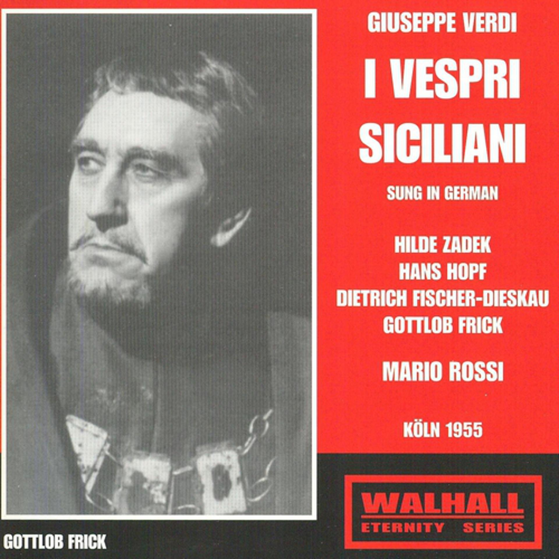 Постер альбома Giuseppe Verdi: I Vespri Siciliani