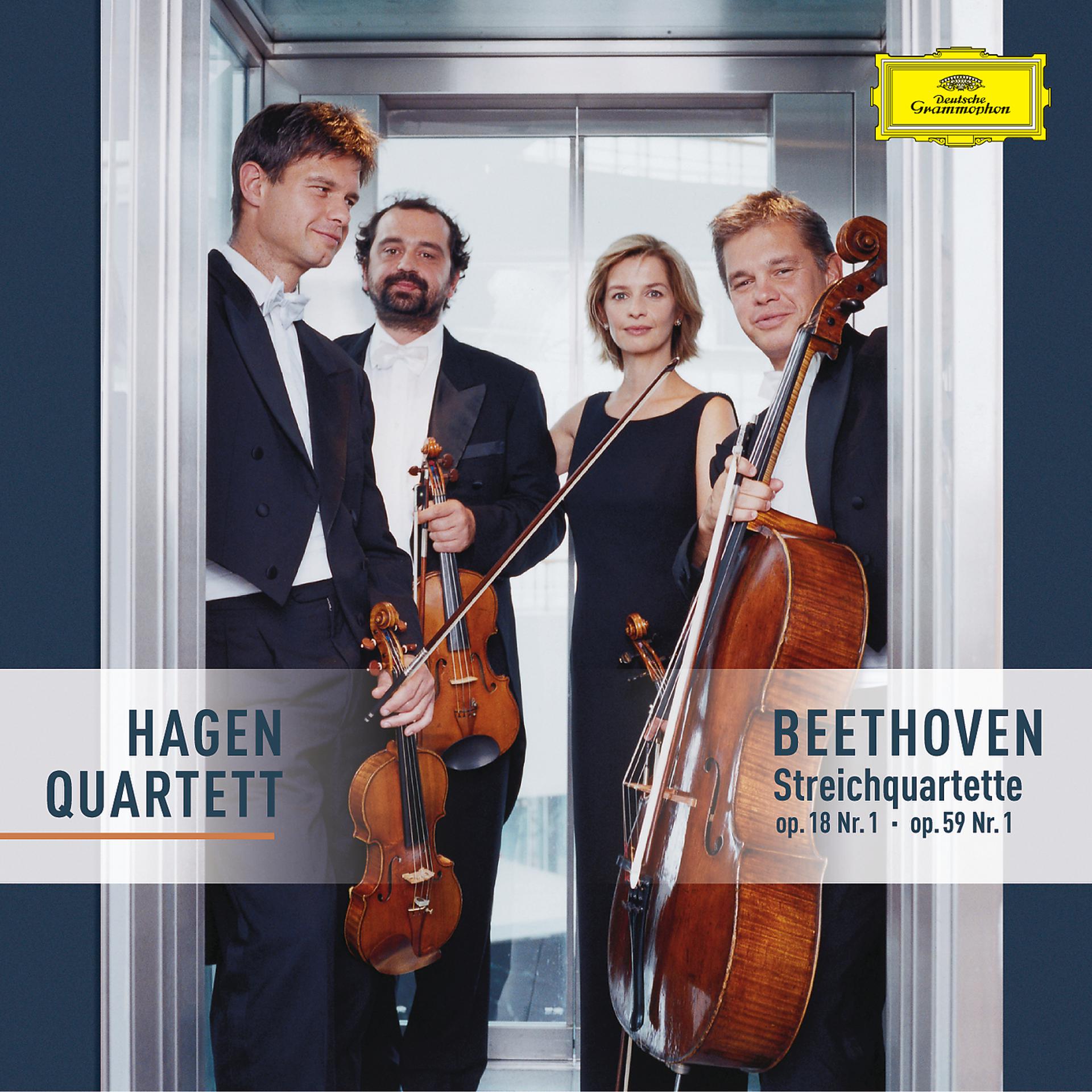 Постер альбома Beethoven: String Quartets Op. 18 No. 1 & Op. 59 No.1