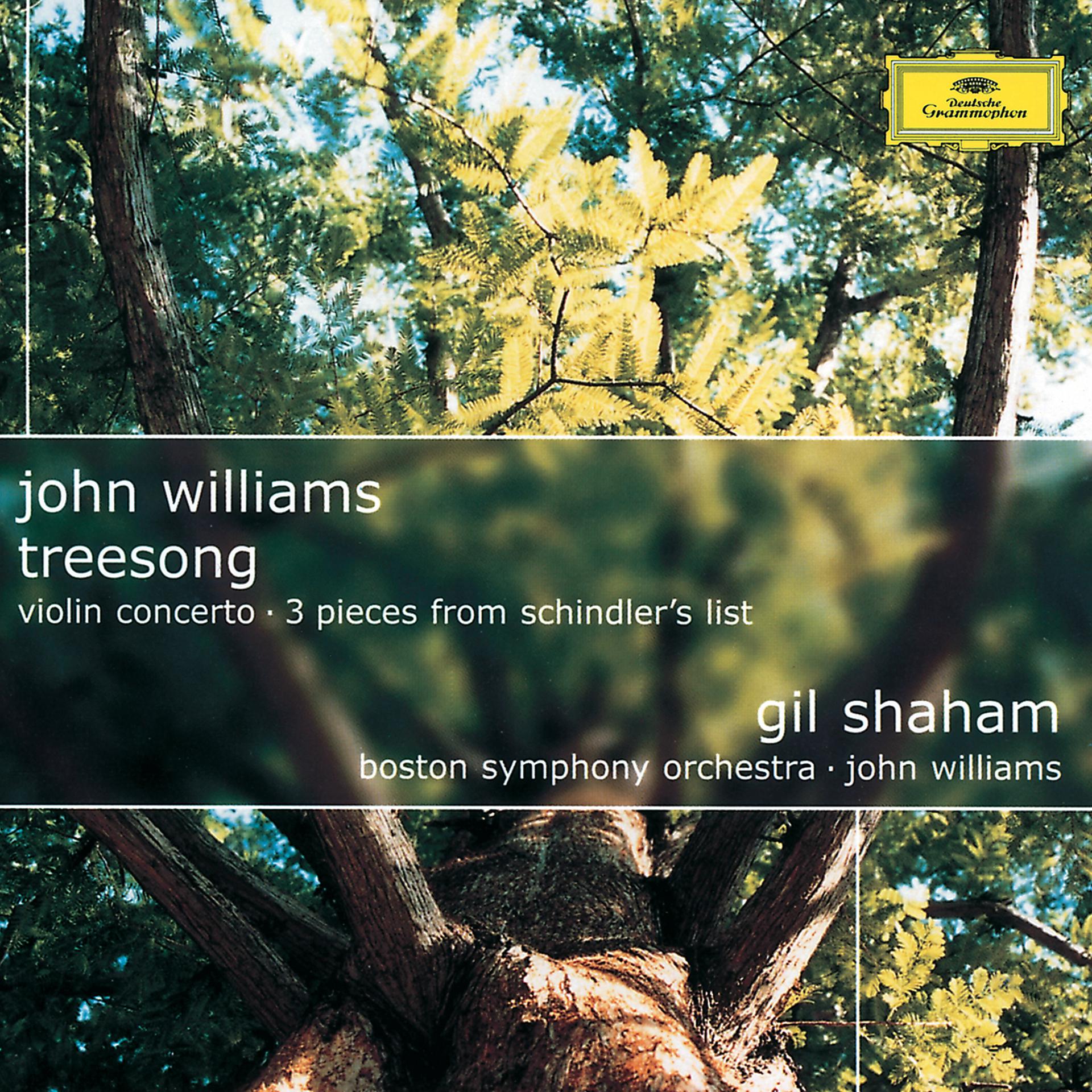 Постер альбома John Williams: TreeSong; Violin Concerto; 3 Pieces from Schindler's List