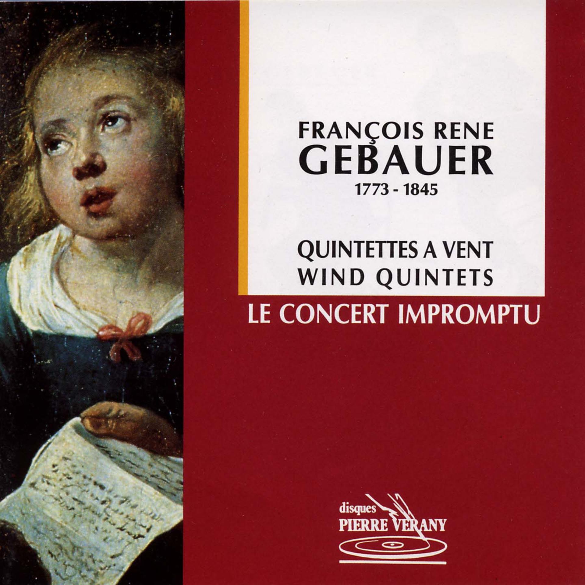 Постер альбома Gebauer : Quintettes à vent
