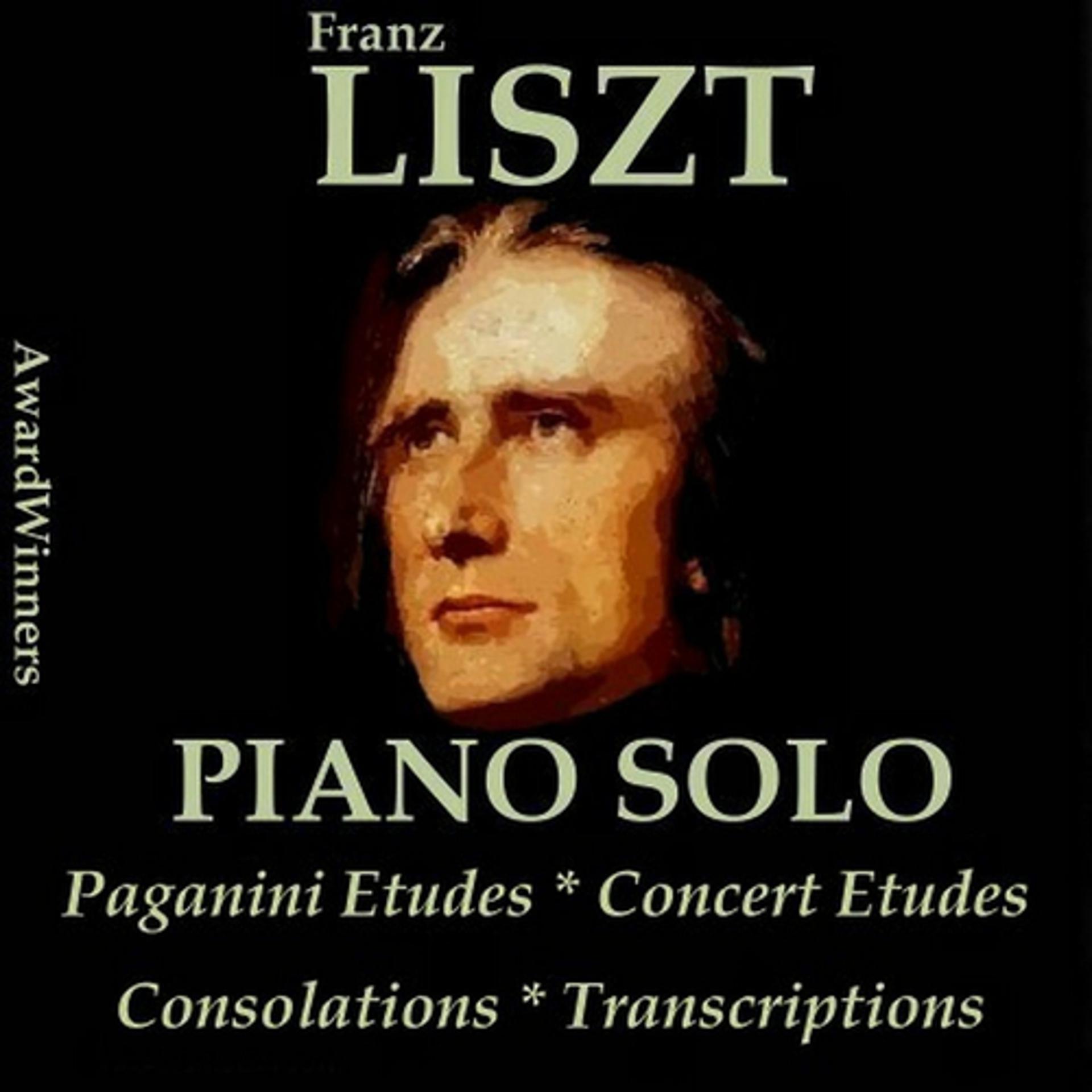 Постер альбома Liszt, Vol. 5: Paganini Etudes - Consolations - Transcriptions