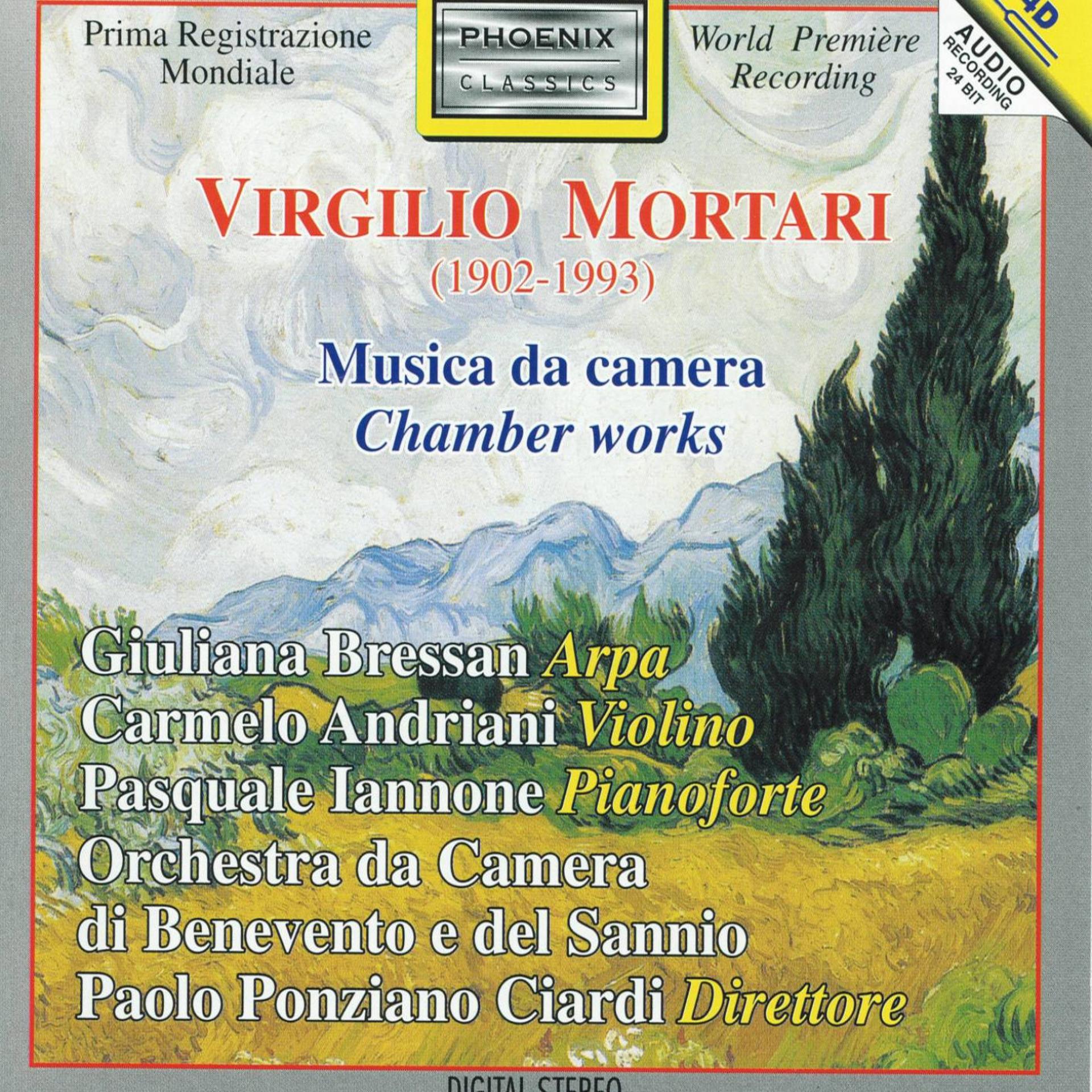 Постер альбома Virgilio Mortari : Musica da camera