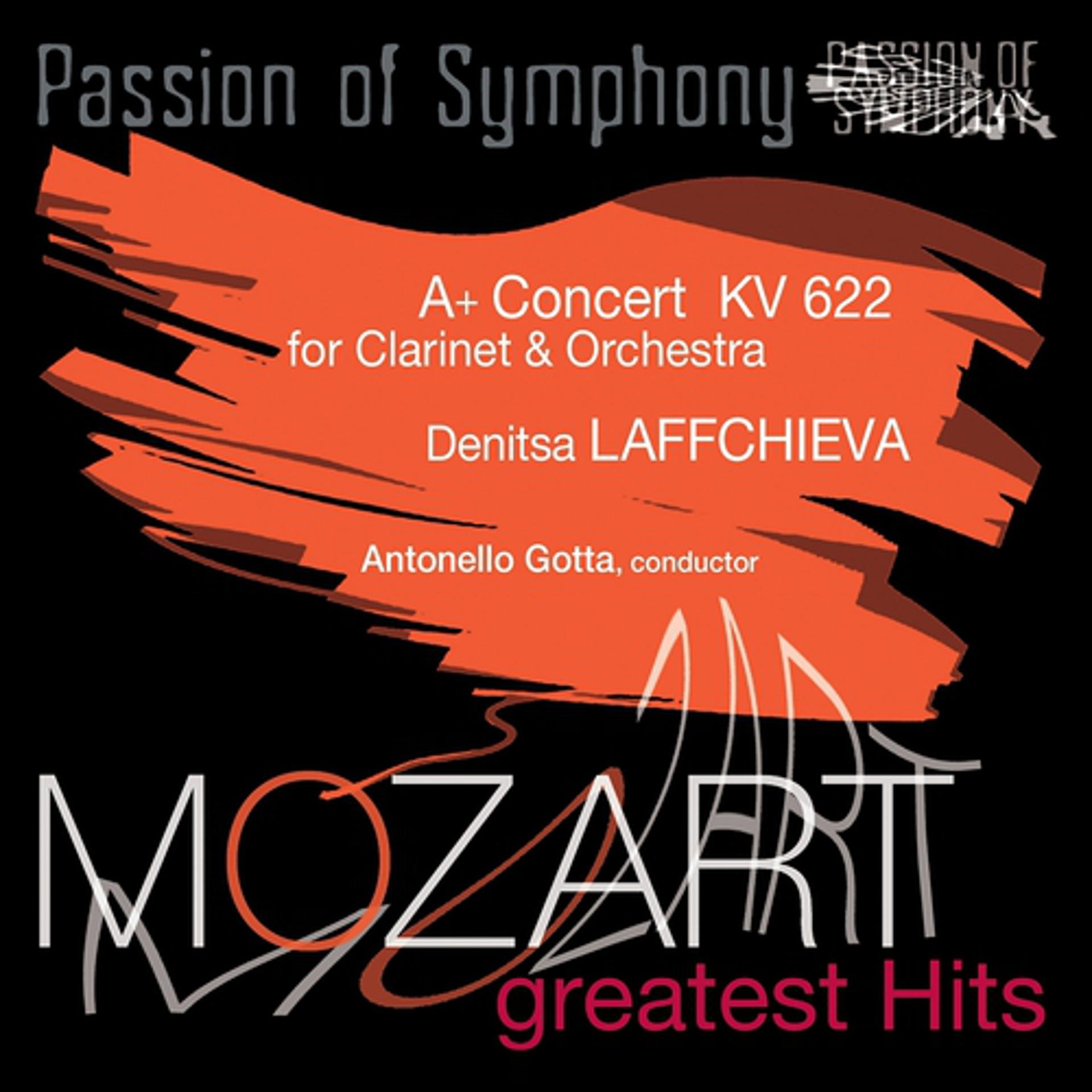 Постер альбома Mozart : Concert for Clarinet & Orchestra in A Major, KV 622