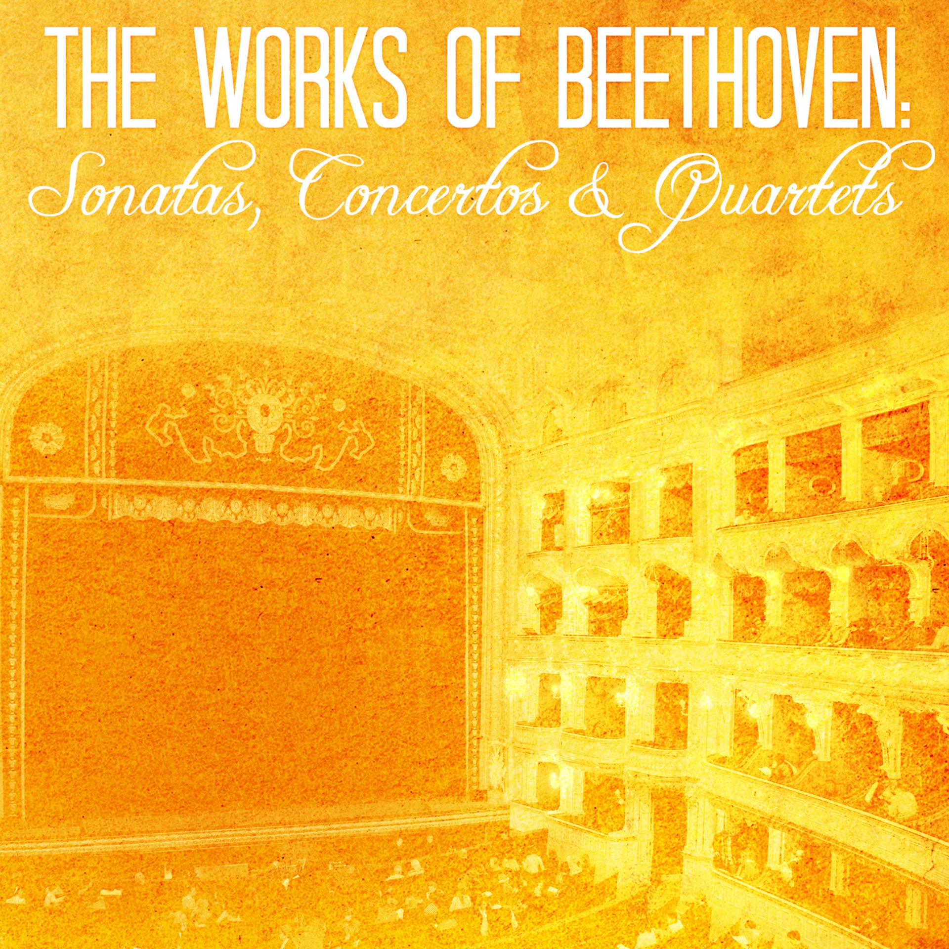 Постер альбома The Works of Beethoven: Sonatas, Concertos & Quartets