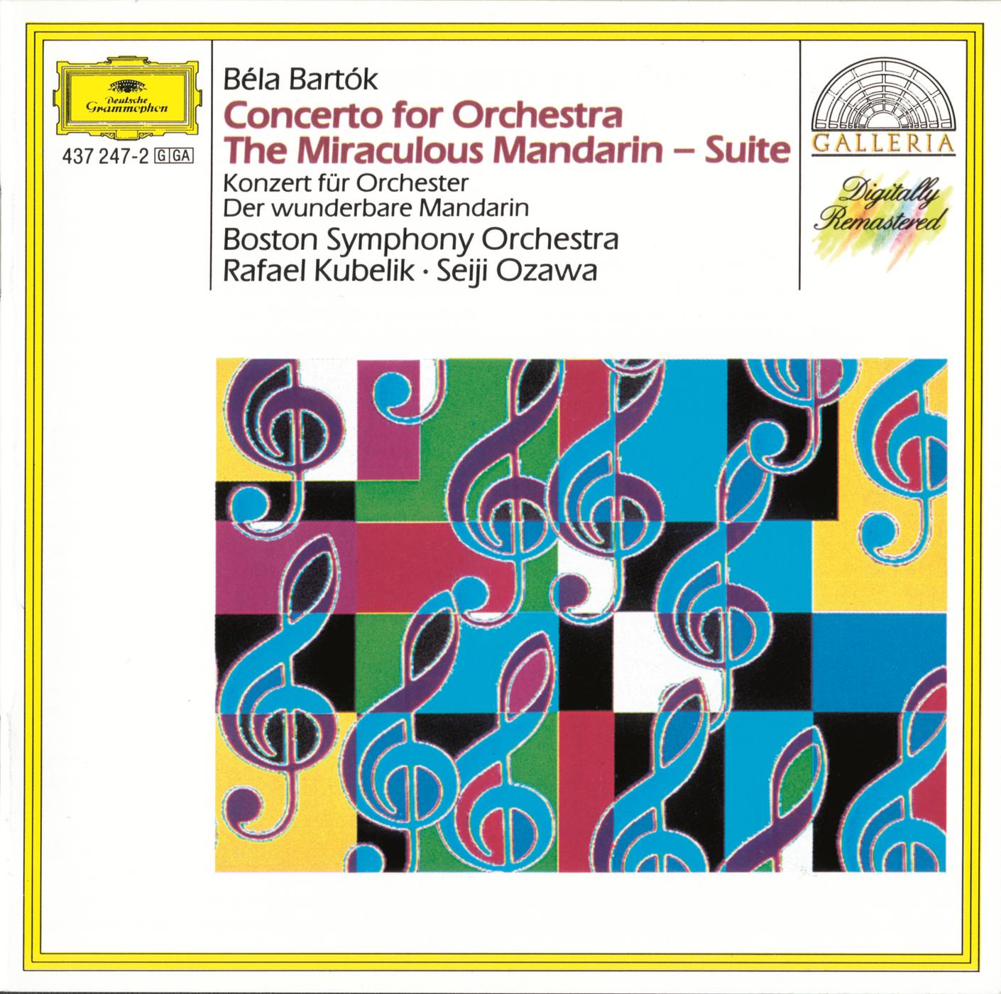 Постер альбома Bartók: The Miraculous Mandarin; Concerto for Orchestra