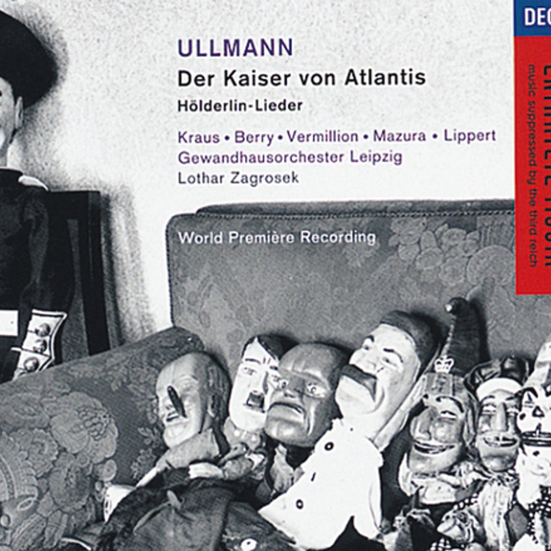 Постер альбома Ullmann: Der Kaiser von Atlantis; Hölderlin-Lieder