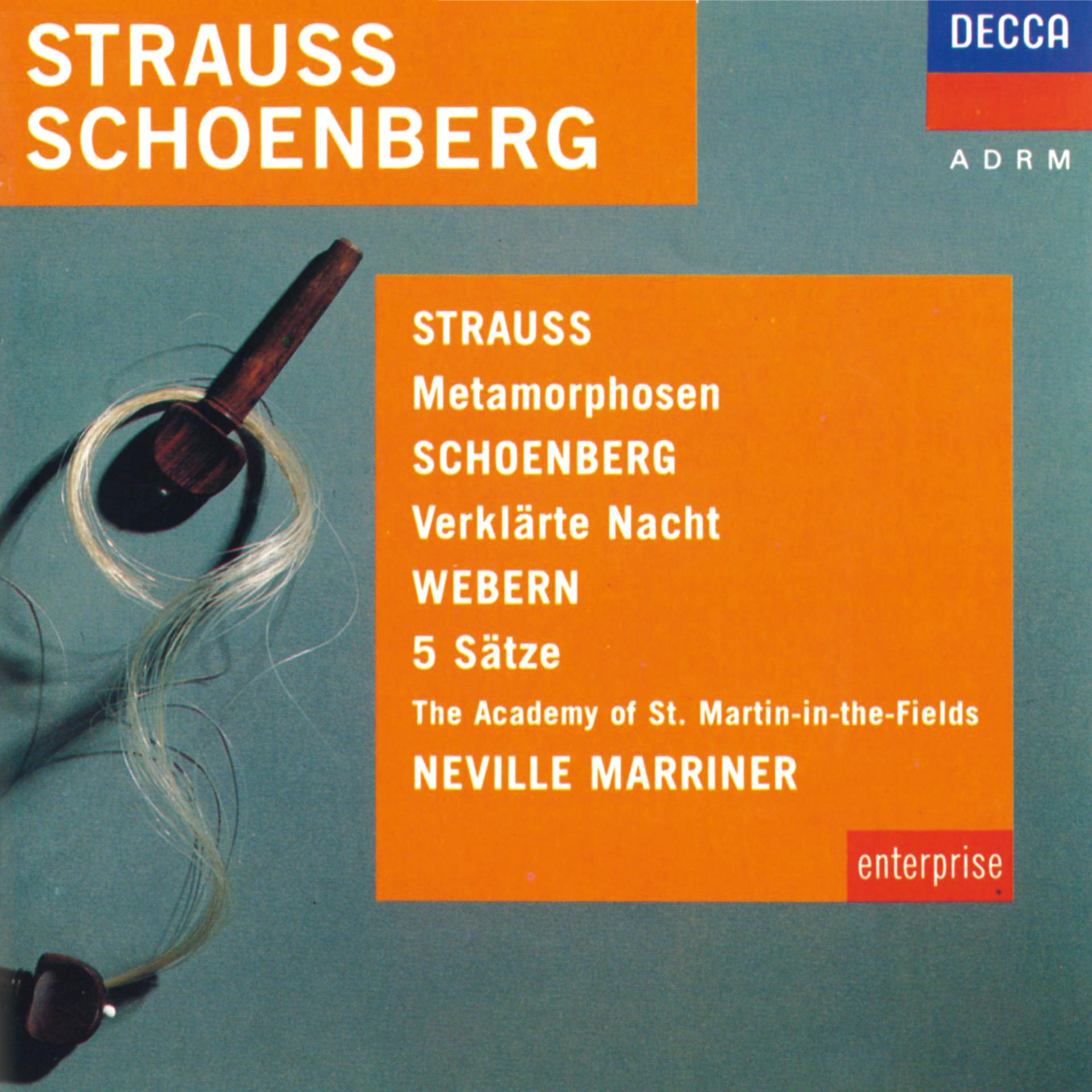 Постер альбома Strauss, R.: Metamorphosen / Schoenberg:Verklärte Nacht / Webern: 5 Movements