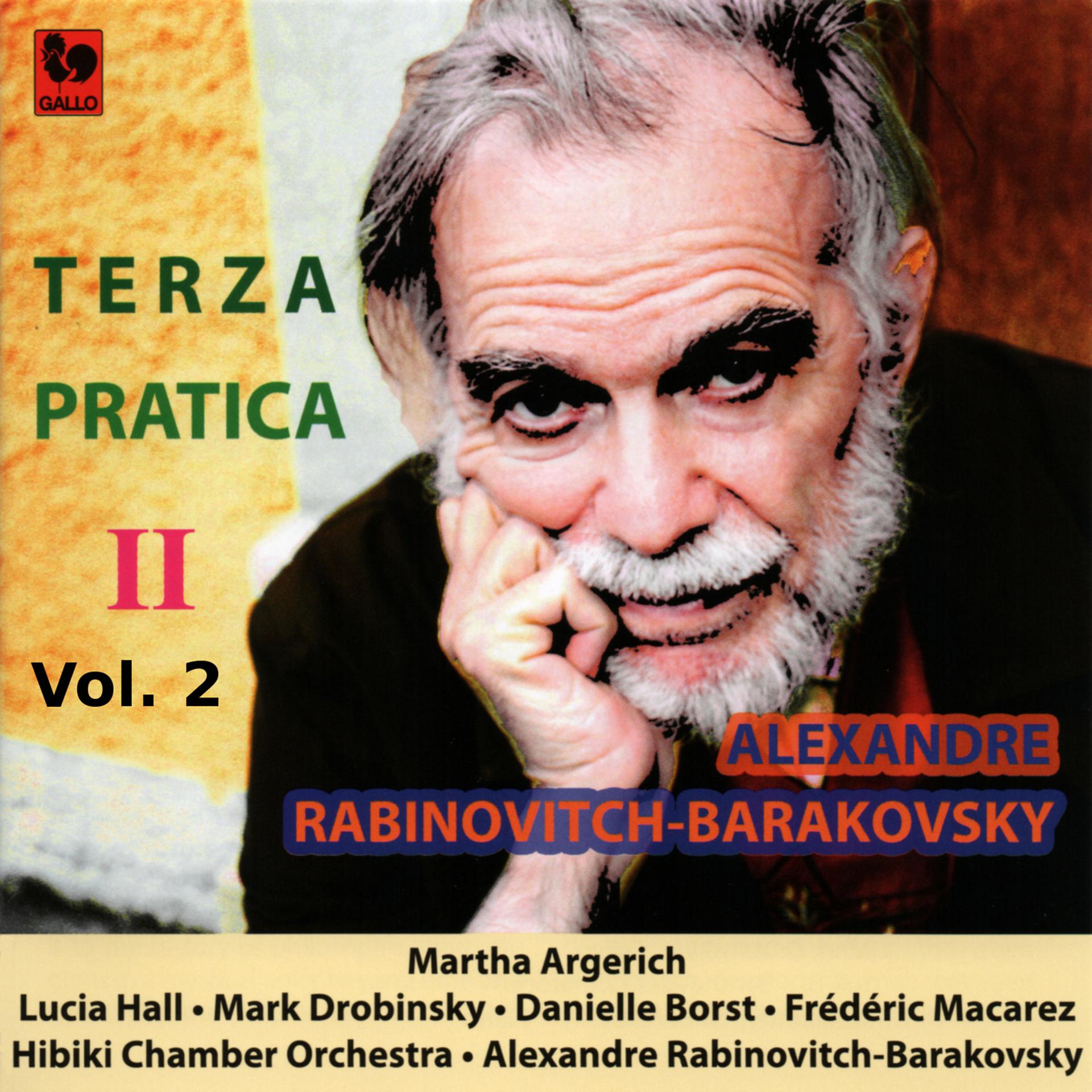 Постер альбома Alexandre Rabinovitch-Barakovsky: «Terza Pratica II » Vol. 2