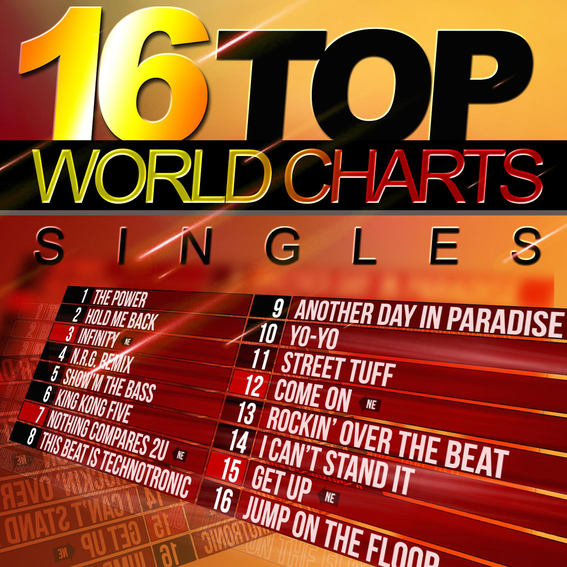 Постер альбома 16 Top World Charts 90