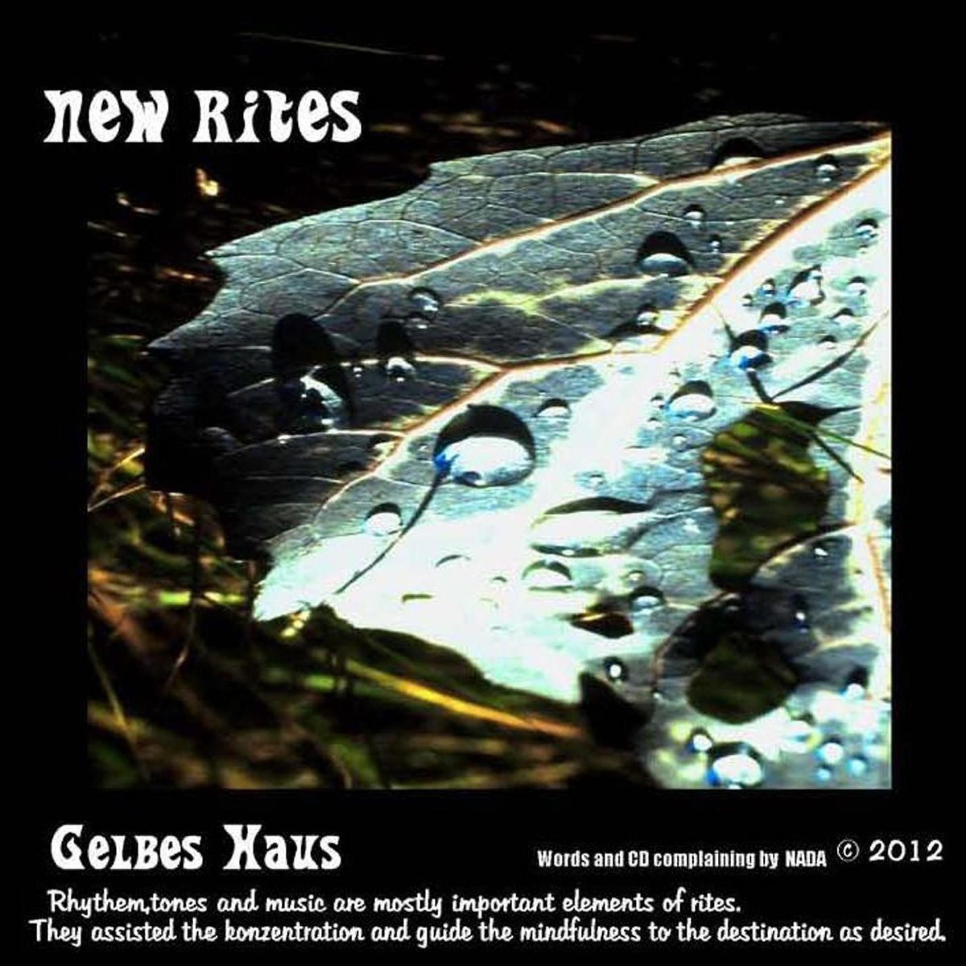 Постер альбома New Rites