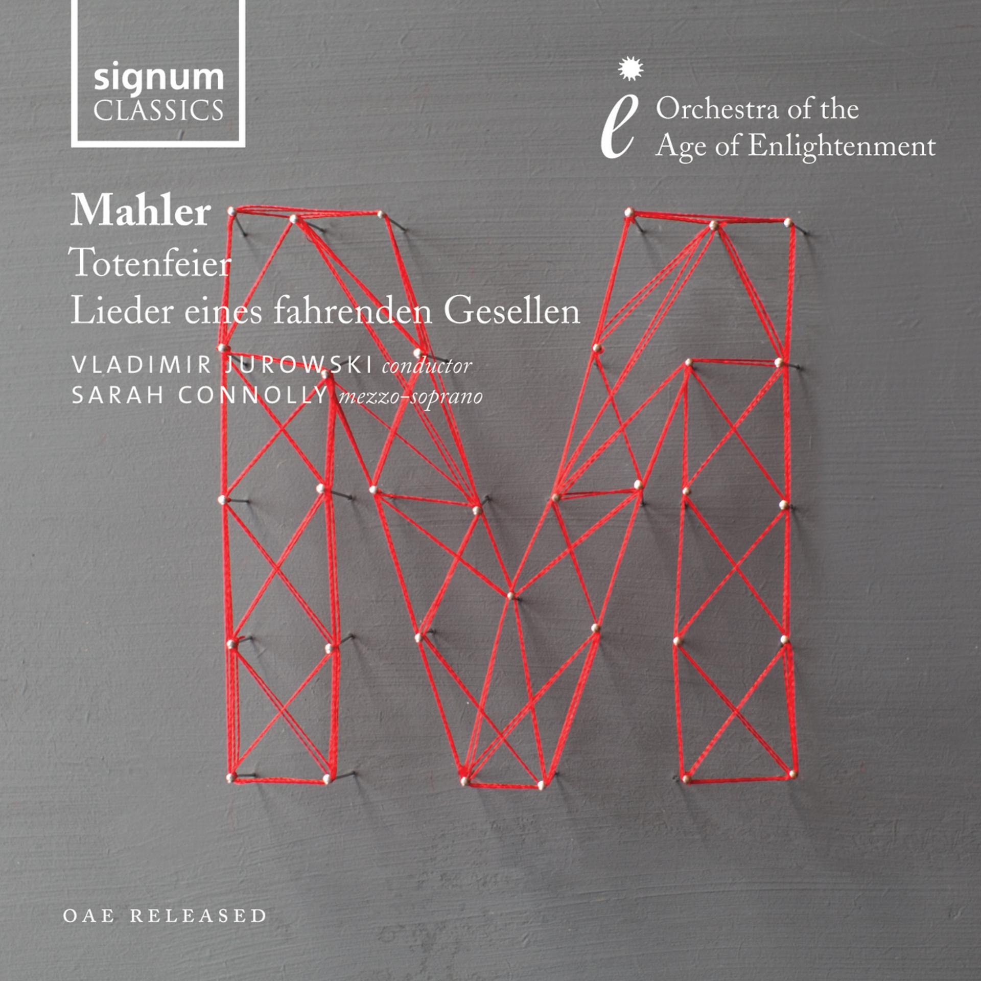 Постер альбома Mahler: Totenfeier, Lieder eines fahrenden Gesellen