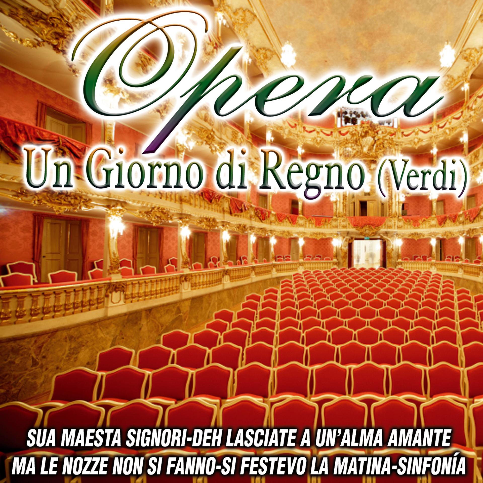 Постер альбома Opera - Un Giorno Di Regno
