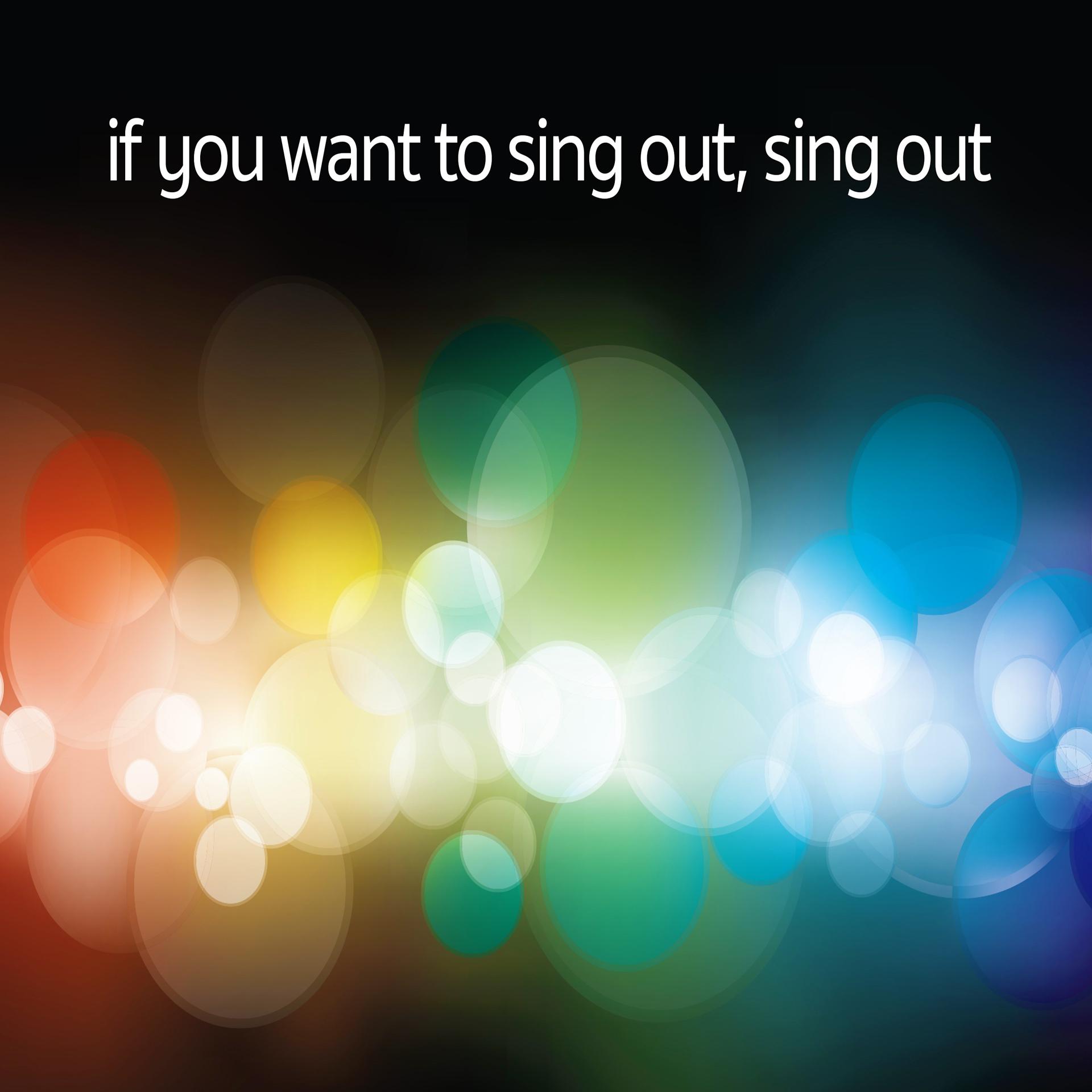 Постер альбома If You Want to Sing out, Sing Out