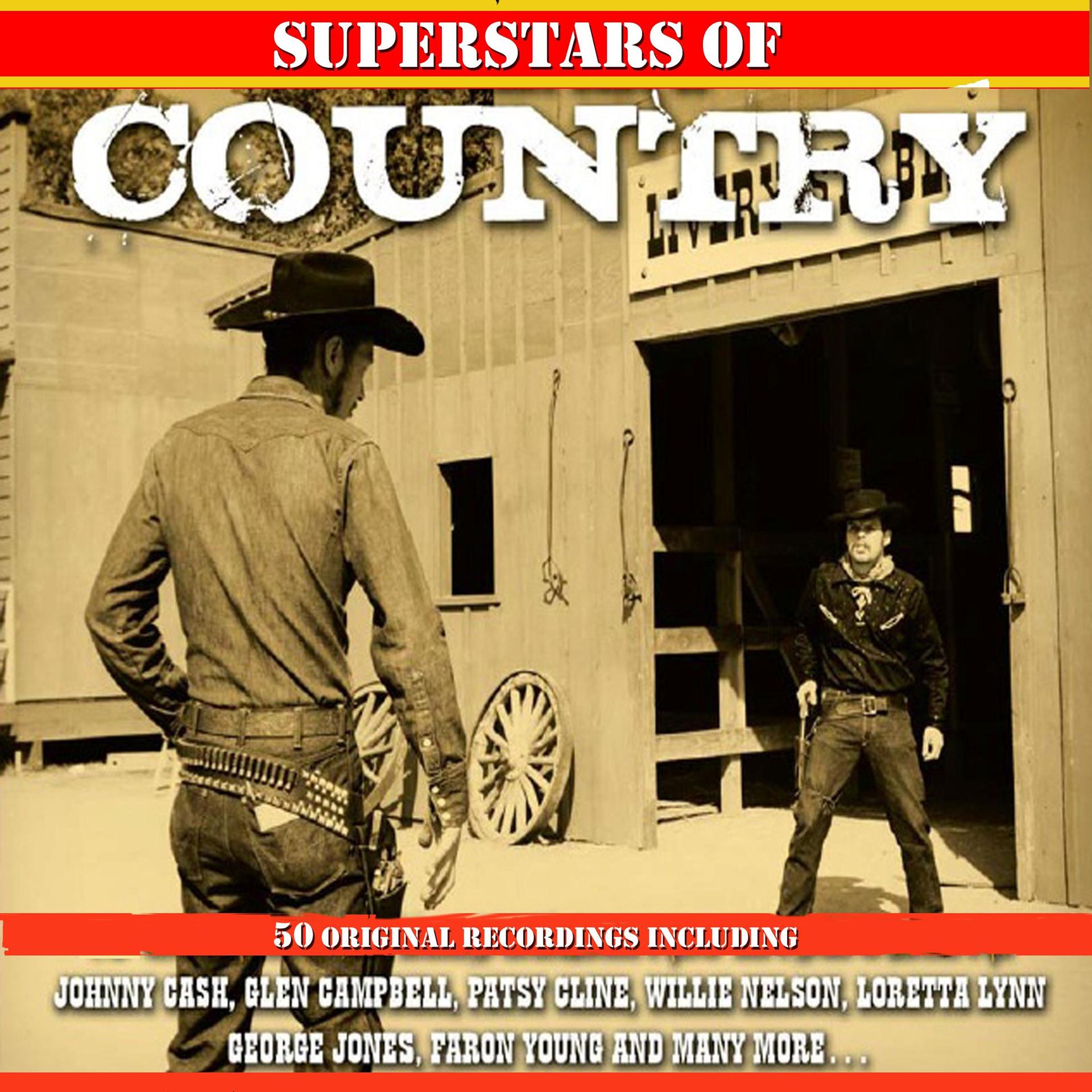 Постер альбома Superstars of Country - 50 Original Hits