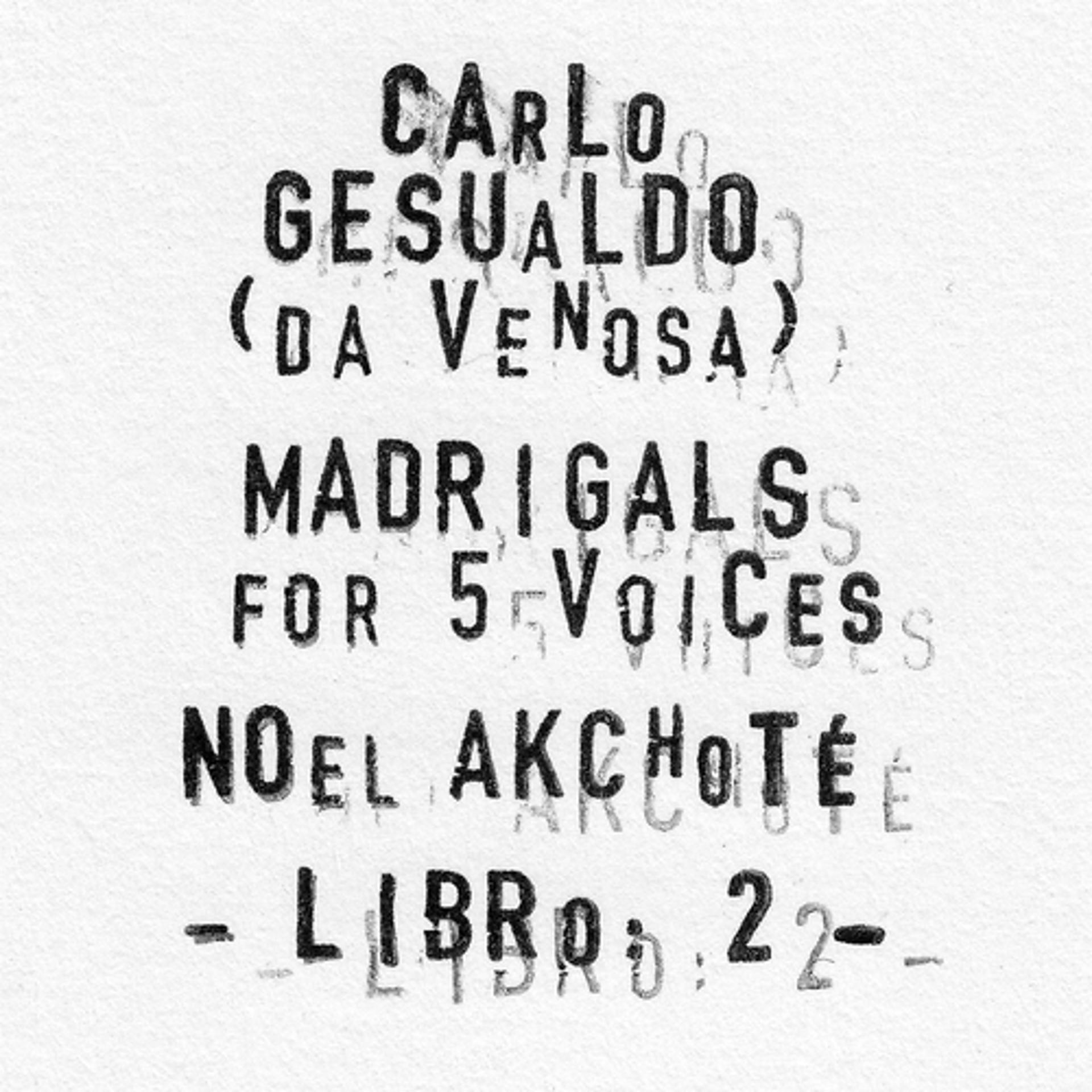 Постер альбома Carlo Gesualdo : Madrigals for Five Voices - Libro 2