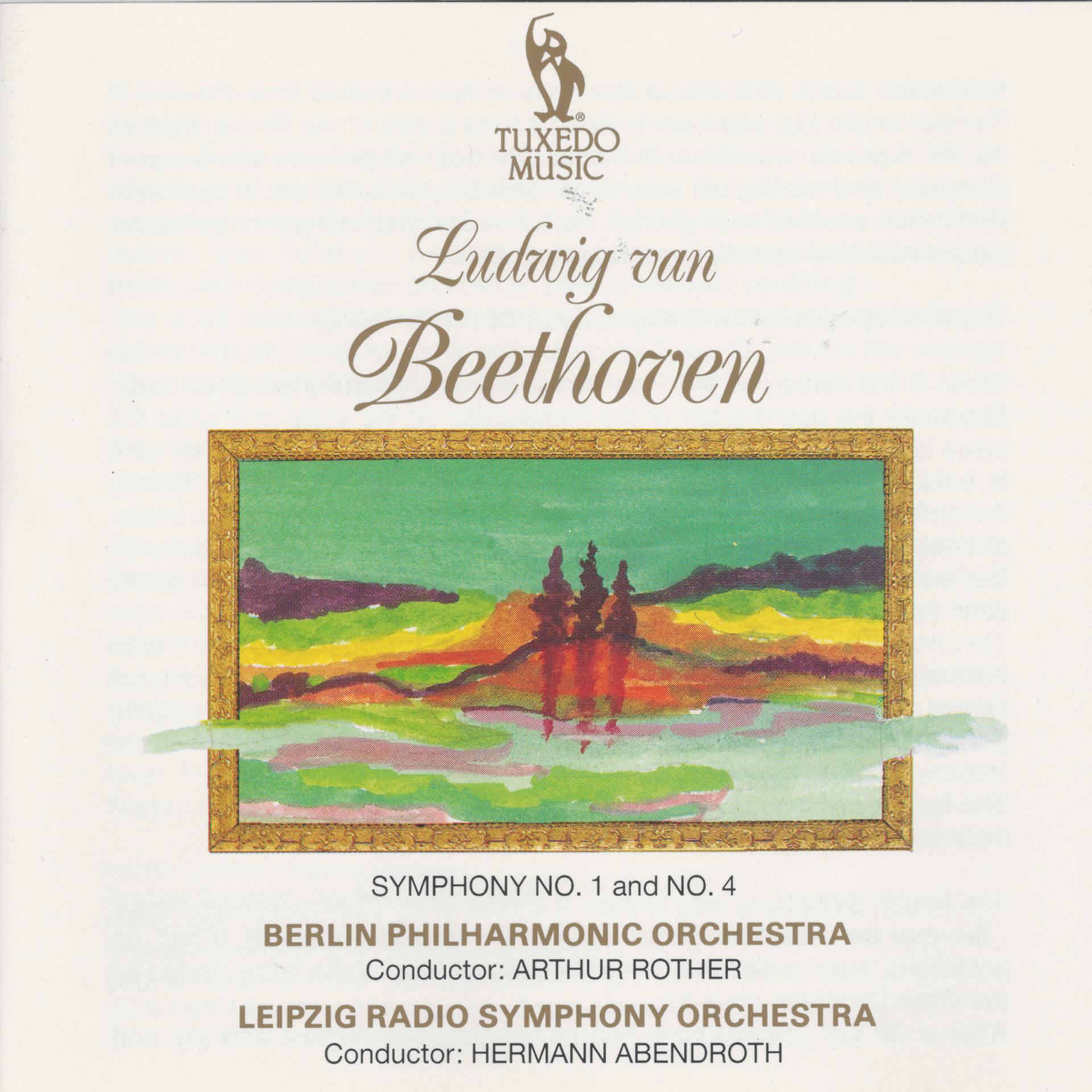 Постер альбома Beethoven: Symphony No. 1, Op. 21 & No. 4, Op. 60