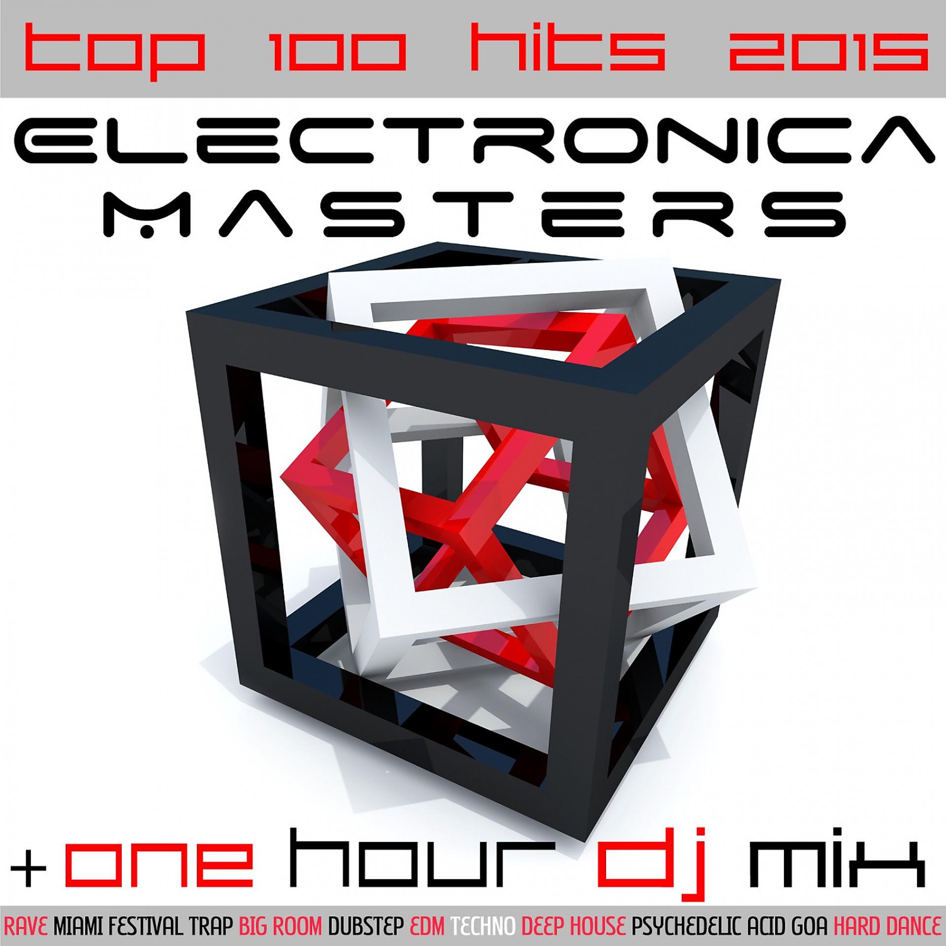 Постер альбома Electronica Masters Top 100 Hits 2015 + One Hour DJ Mix