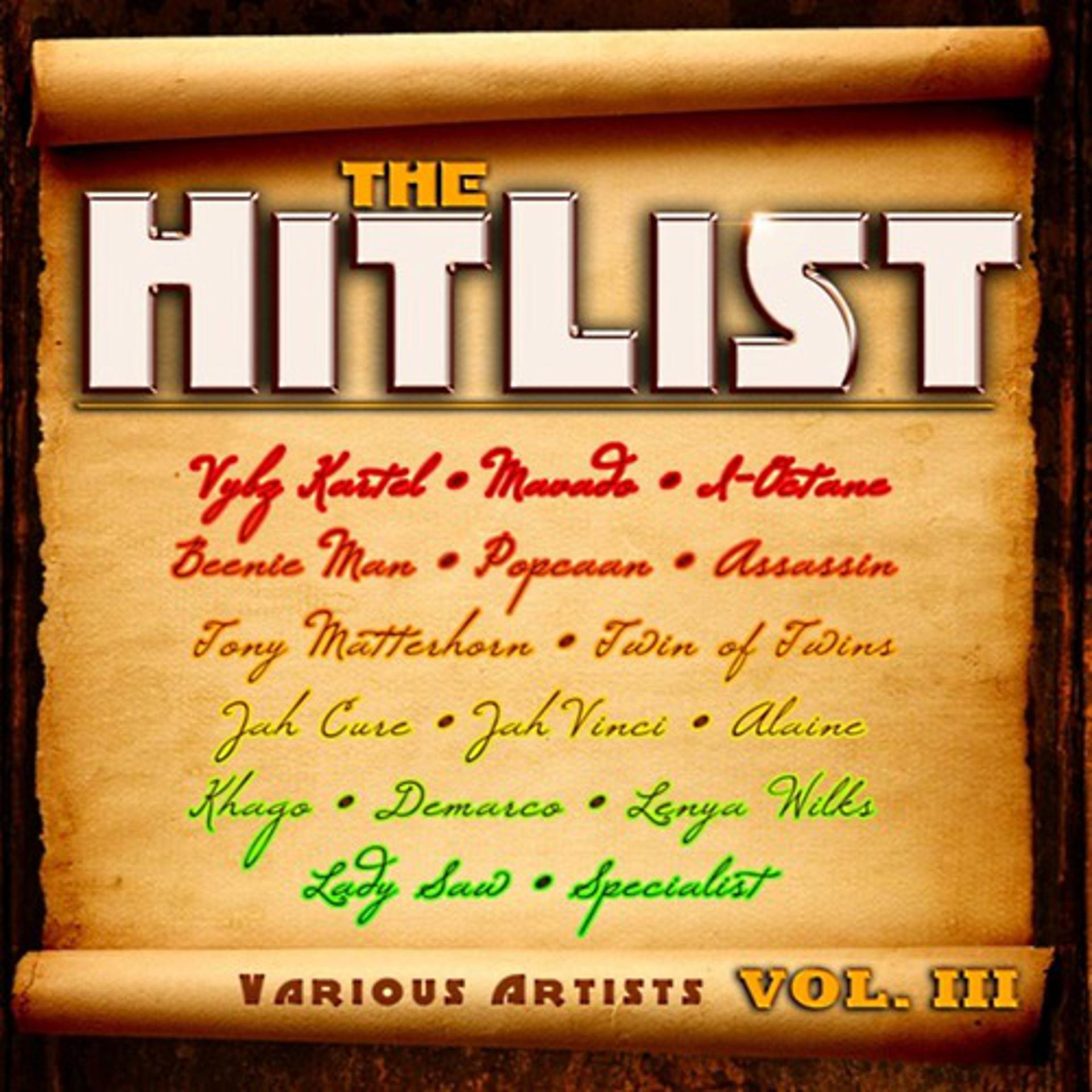 Постер альбома The Hit LIst Vol. III