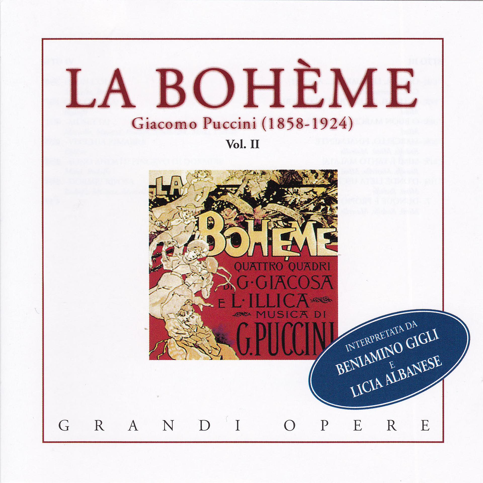 Постер альбома La Bohéme Vol 2