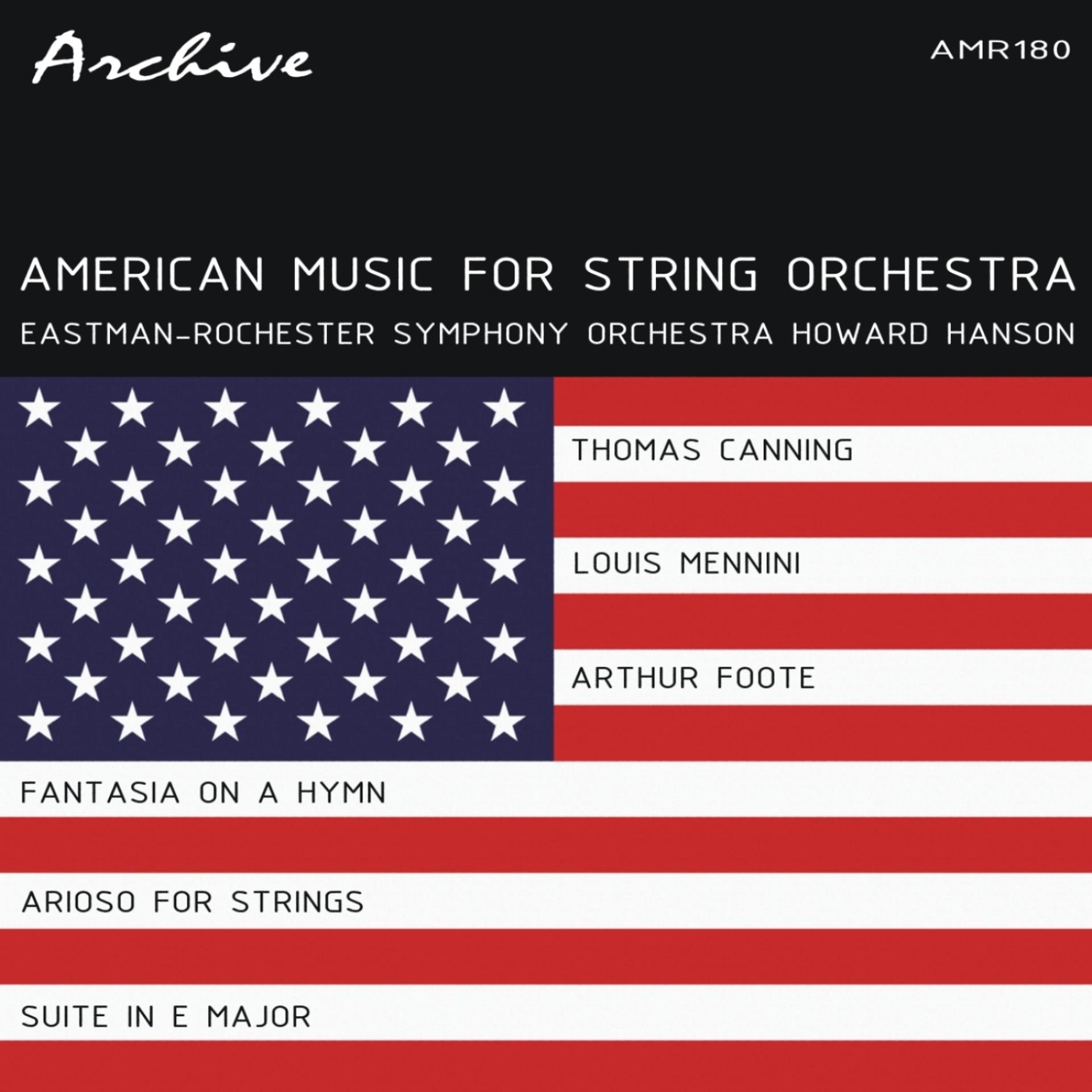 Постер альбома American Music for String Orchestra