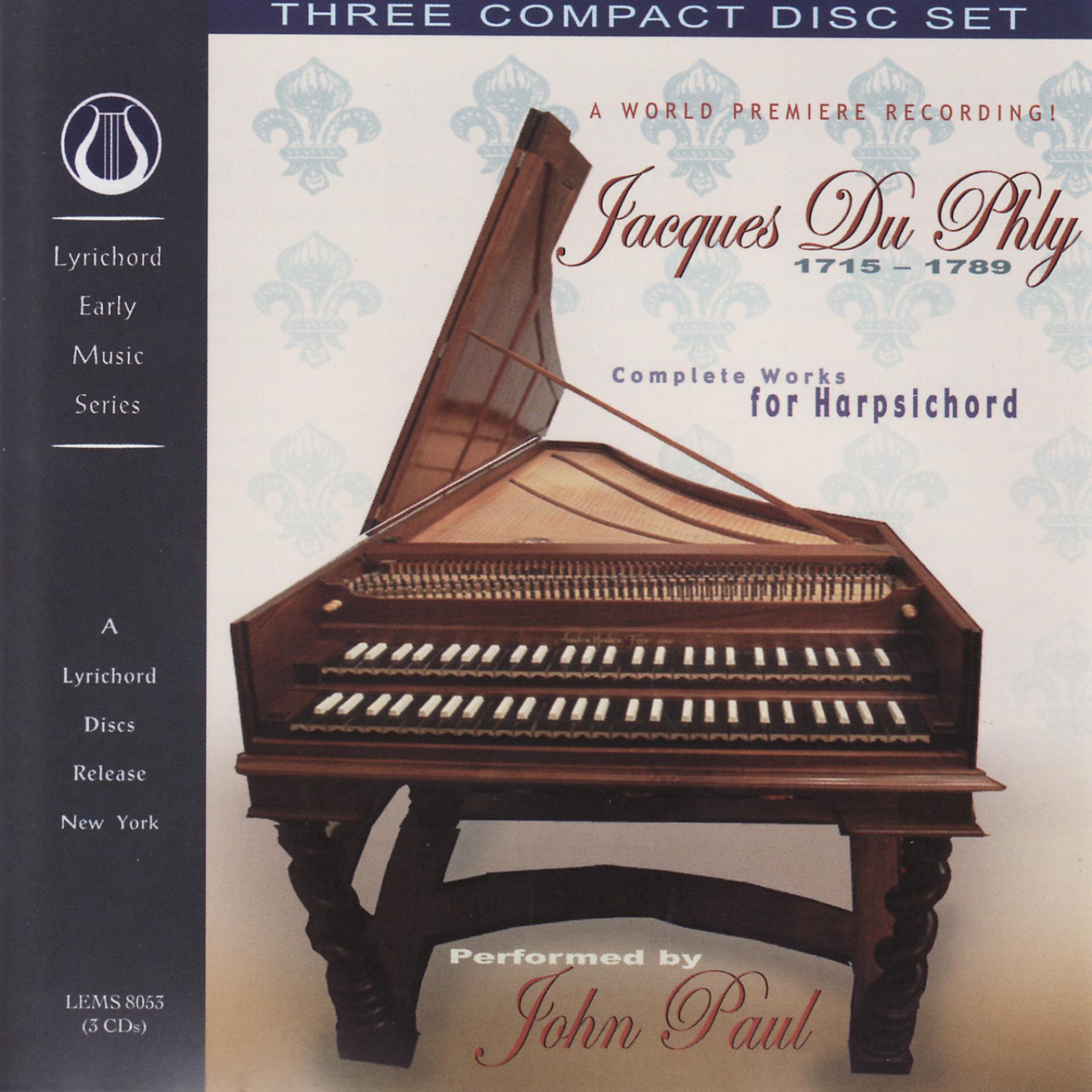 Постер альбома Jacques Duphly: Complete Works for Harpsichord