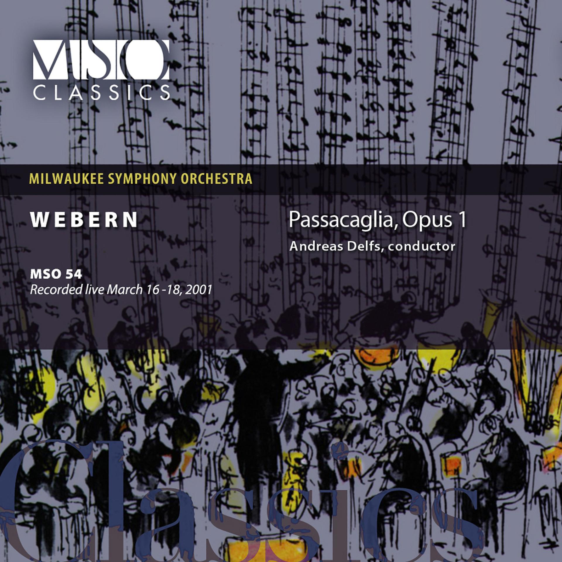 Постер альбома Webern: Passacaglia, Op. 1