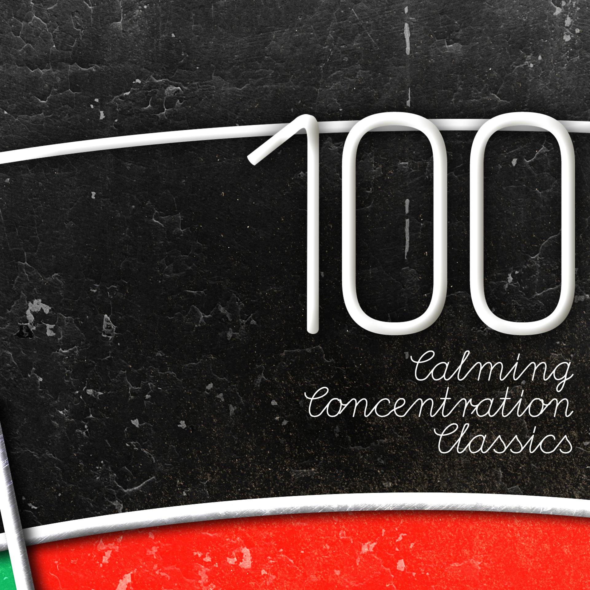 Постер альбома 100 Calming Concentration Classics