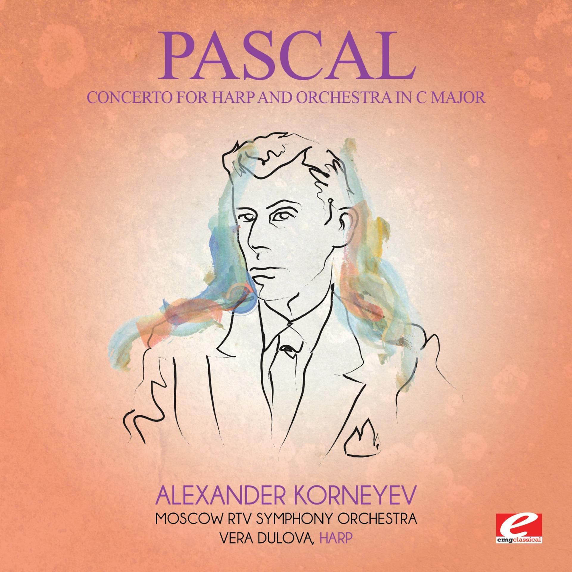 Постер альбома Pascal: Concerto for Harp and Orchestra in C Major (Digitally Remastered)