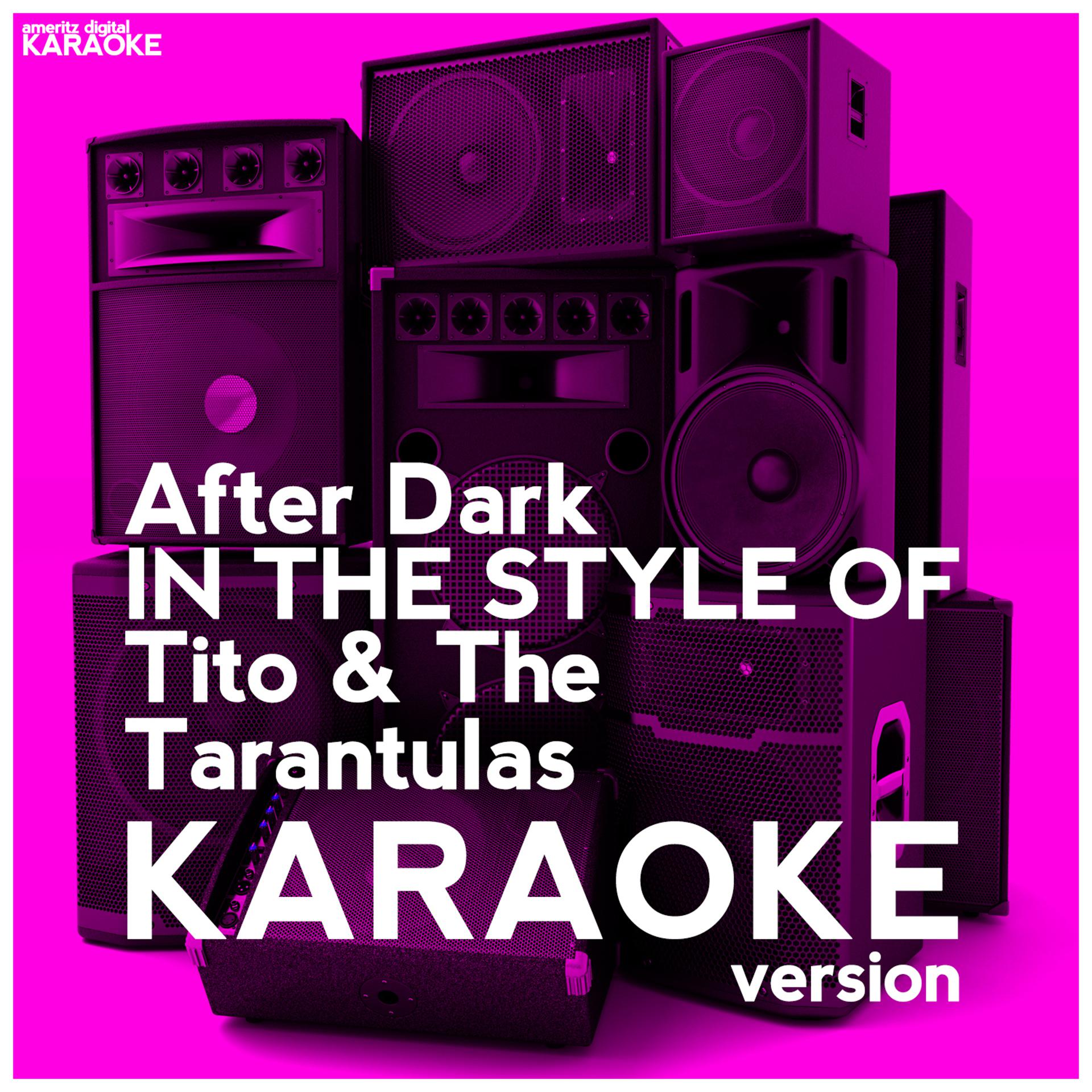 Постер альбома After Dark (In the Style of Tito & The Tarantulas) [Karaoke Version] - Single