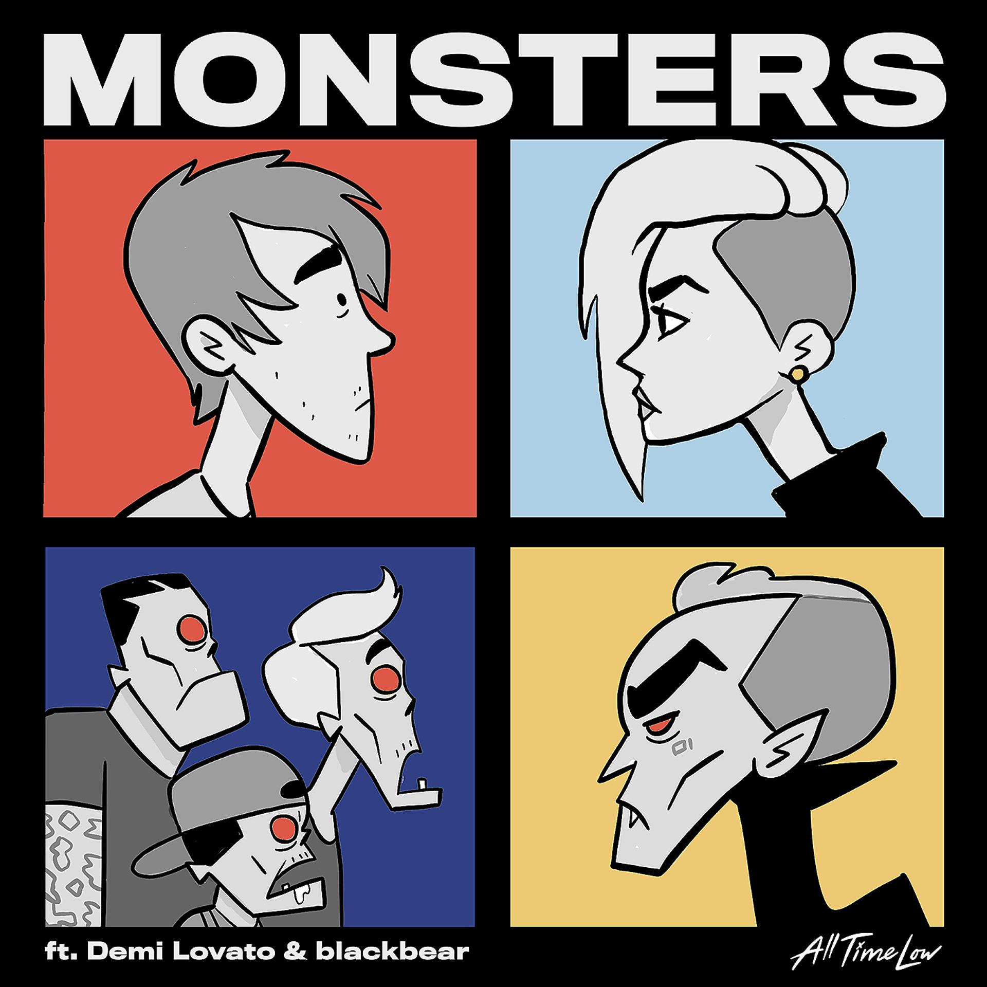 Постер альбома Monsters (feat. Demi Lovato and blackbear)