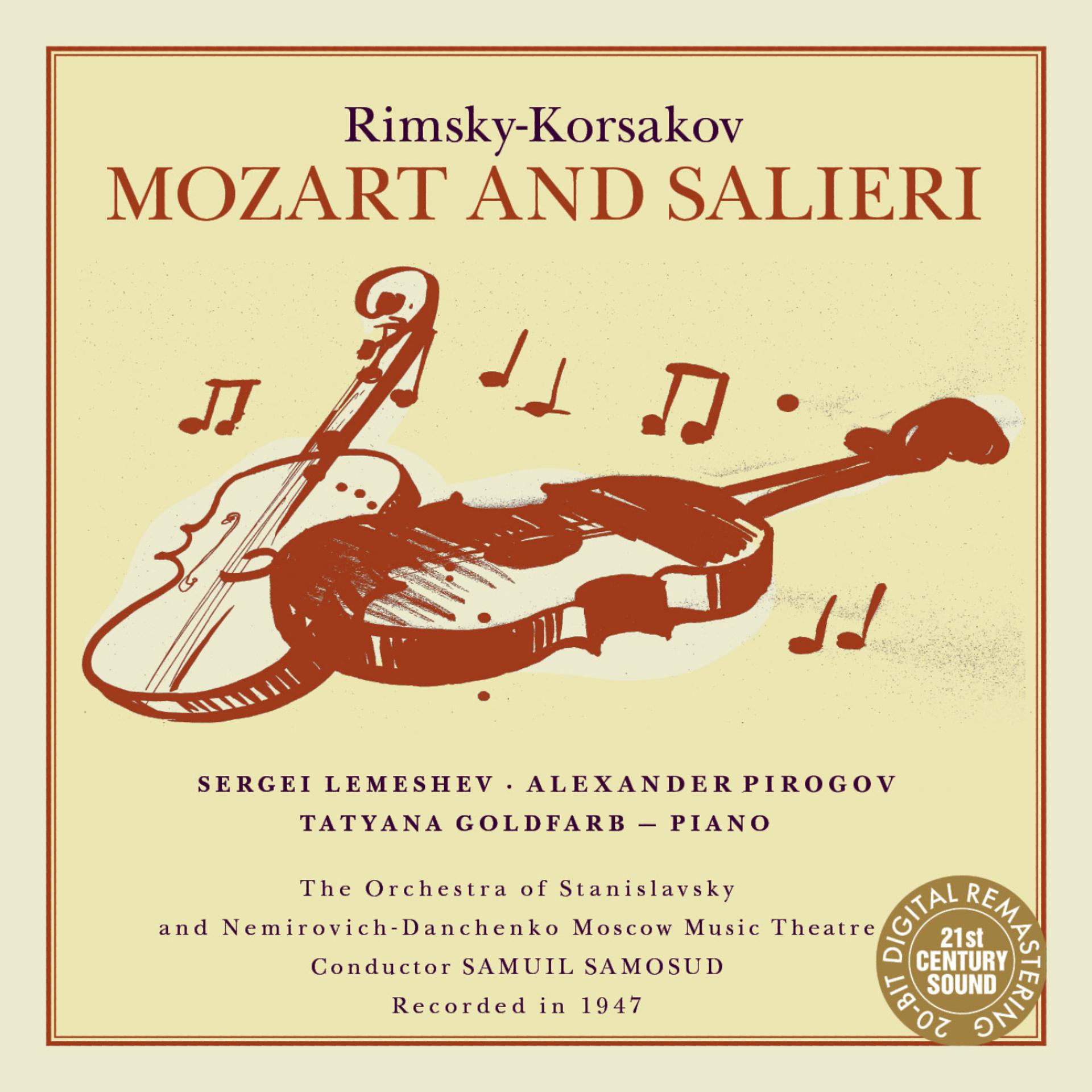 Постер альбома Rimsky-Korsakov: Mozart and Salieri (Lemeshev)