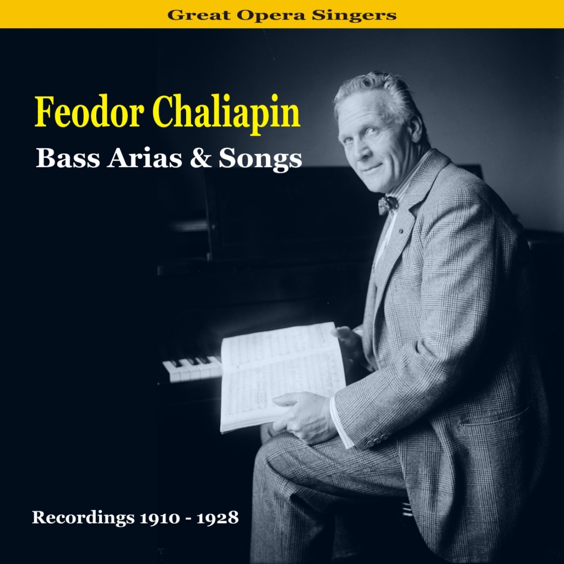Постер альбома Great Opera Singers / Bass Arias & Songs / Recordings 1910 - 1928
