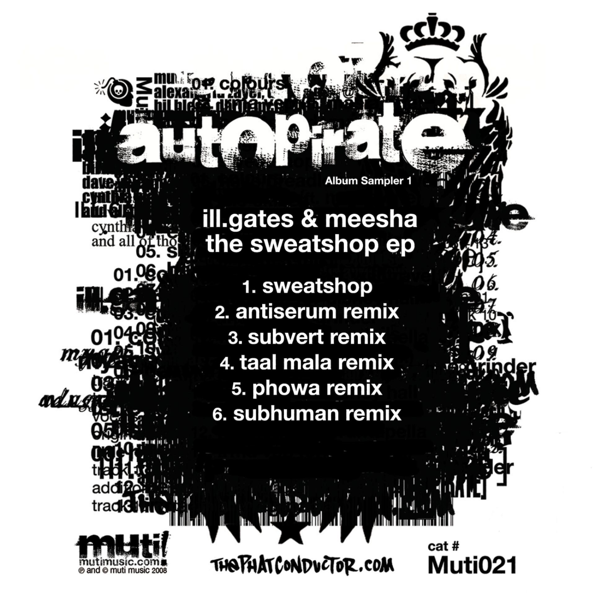 Постер альбома The Sweatshop - EP