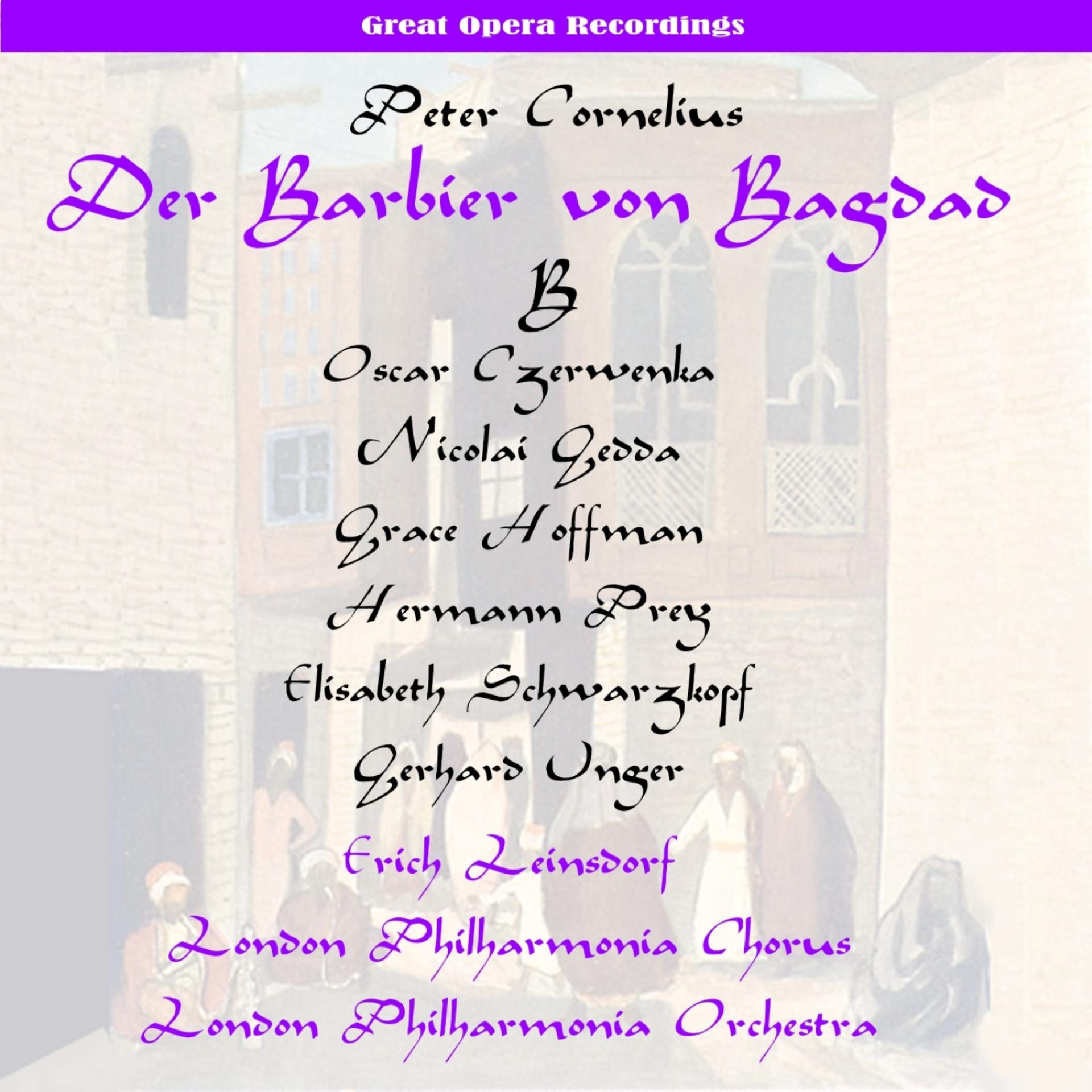 Постер альбома Cornelius: Der Barbier von Bagdad (The Barber of Baghdad), Vol. 2 [1956]