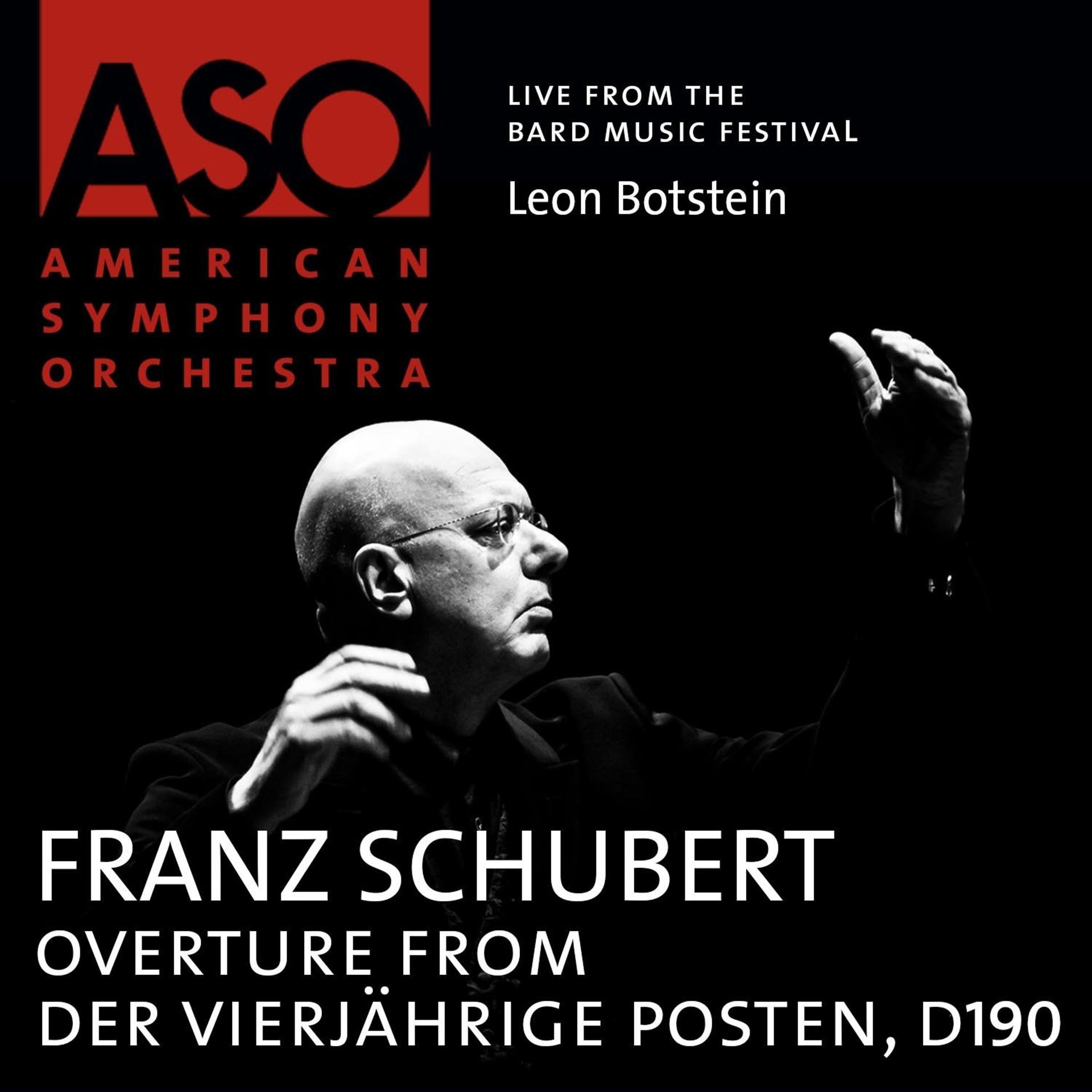 Постер альбома Schubert: Overture from Der vierjährige Posten, D. 190