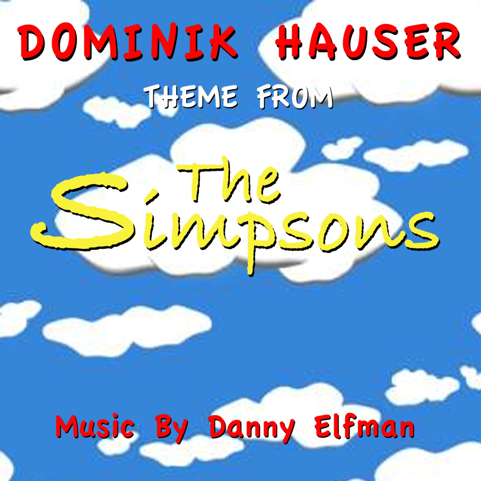 Постер альбома The Simpsons-Theme from the Television Series (Danny Elfman) Single