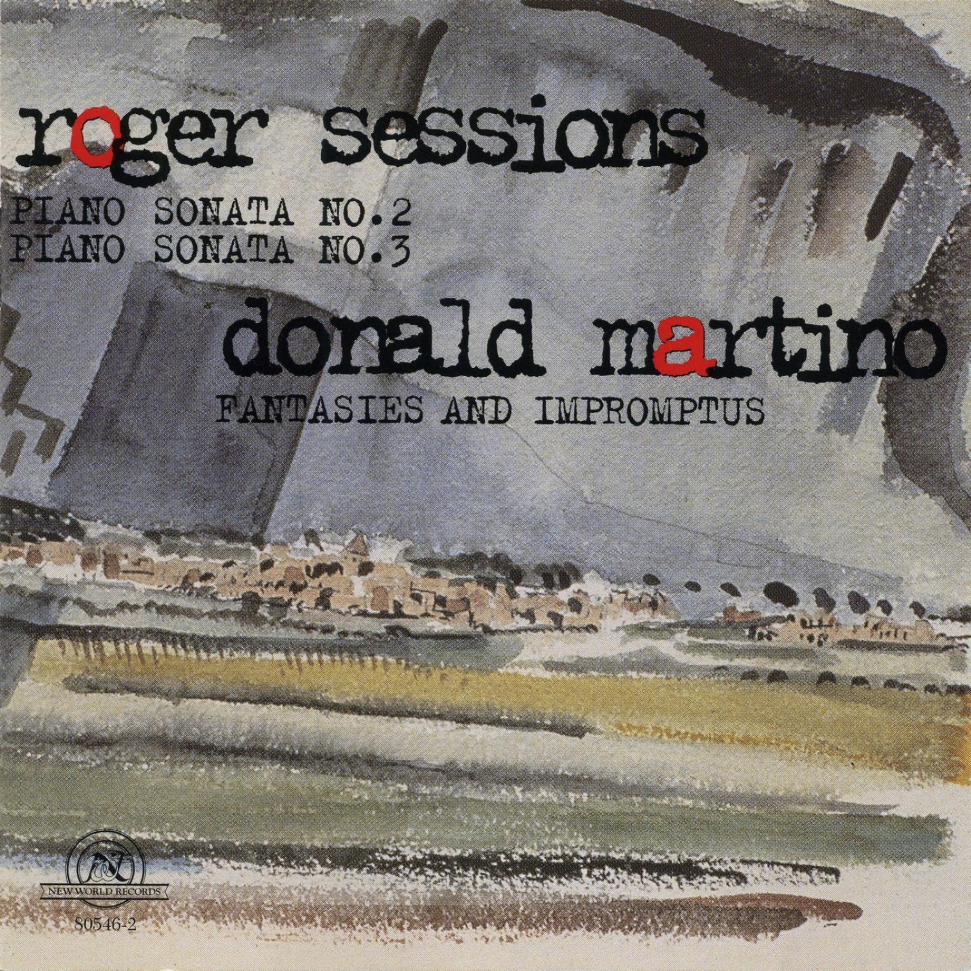Постер альбома Roger Sessions and Donald Martino: Piano Sonatas