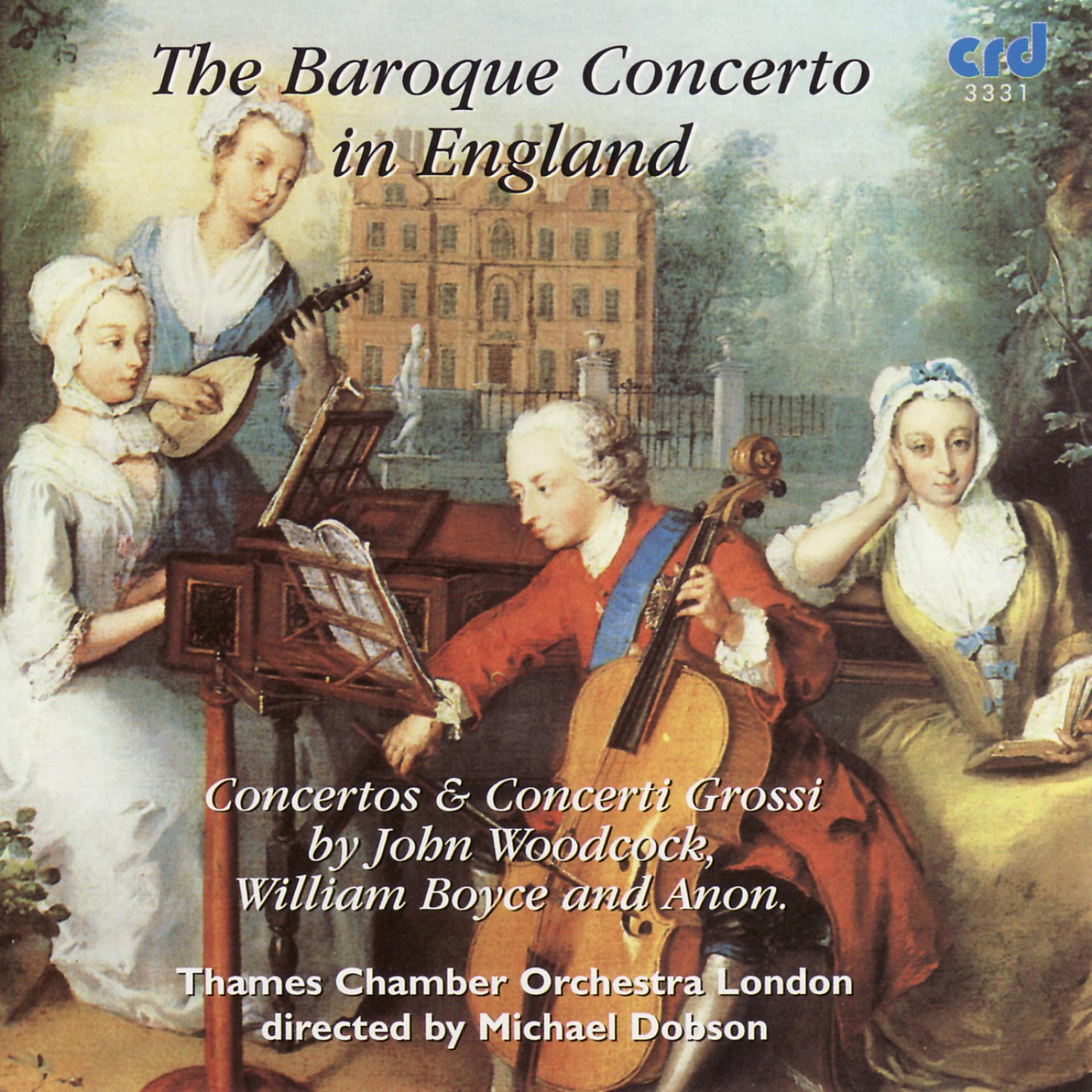 Постер альбома The Baroque Concerto In England