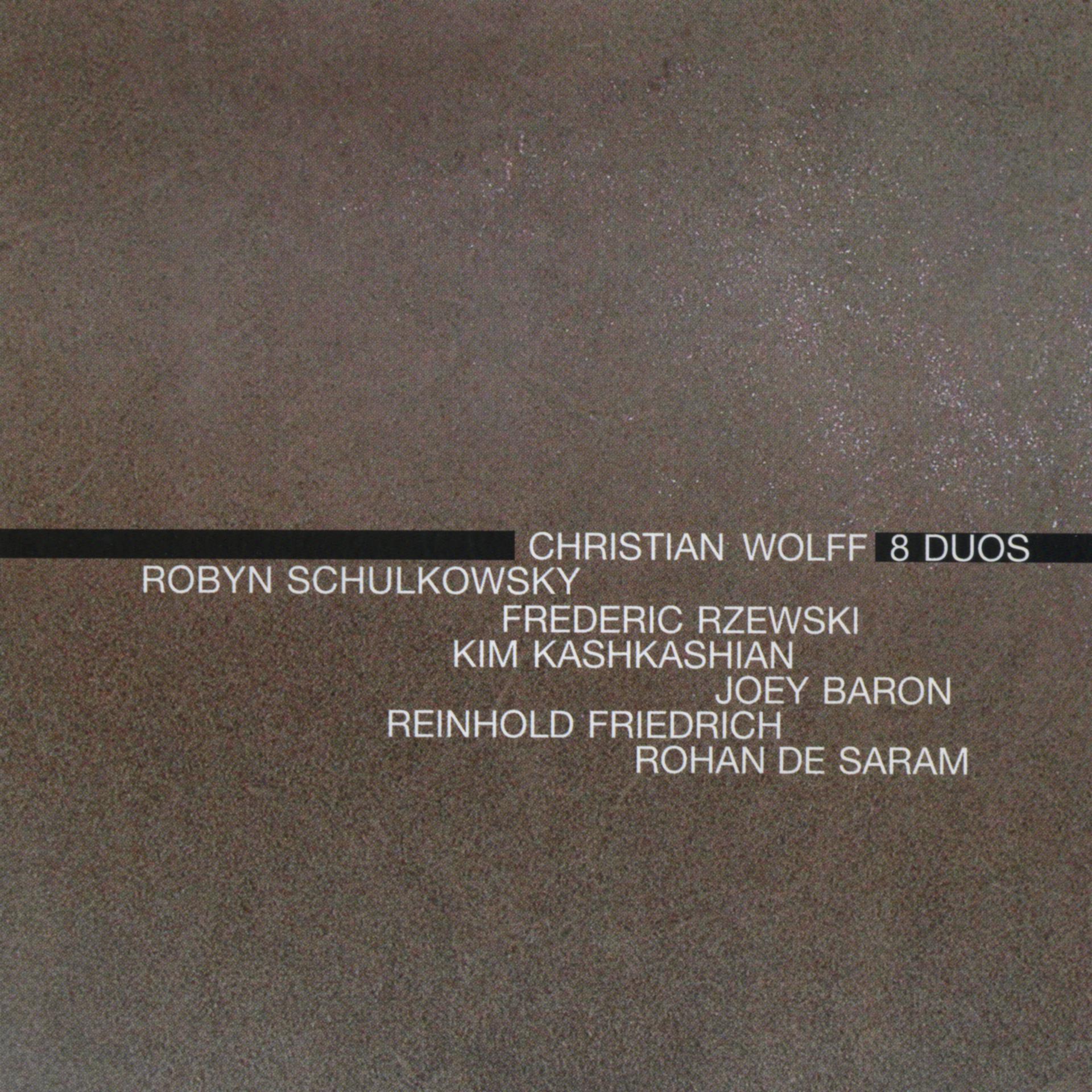 Постер альбома Christian Wolff: 8 Duos