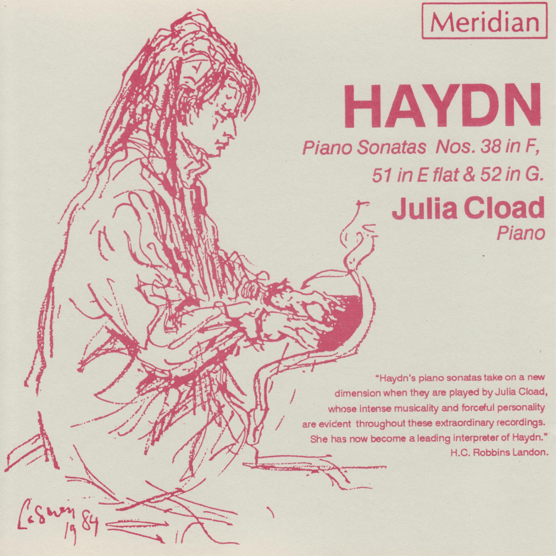 Постер альбома Haydn: Piano Sonatas Nos 38, 51 & 52